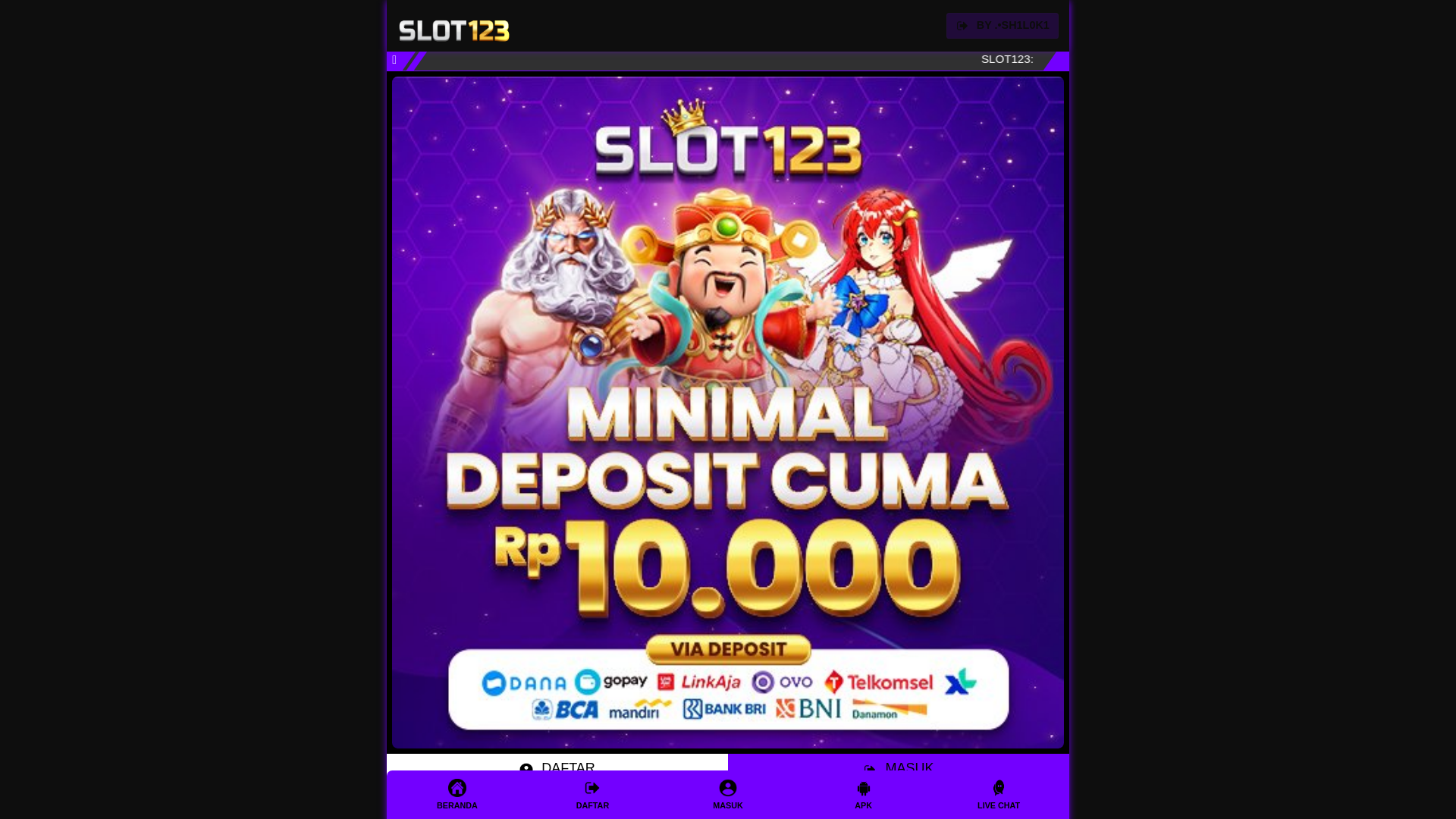 website screenshot of https://selotsatuduatiga-rank.pages.dev/