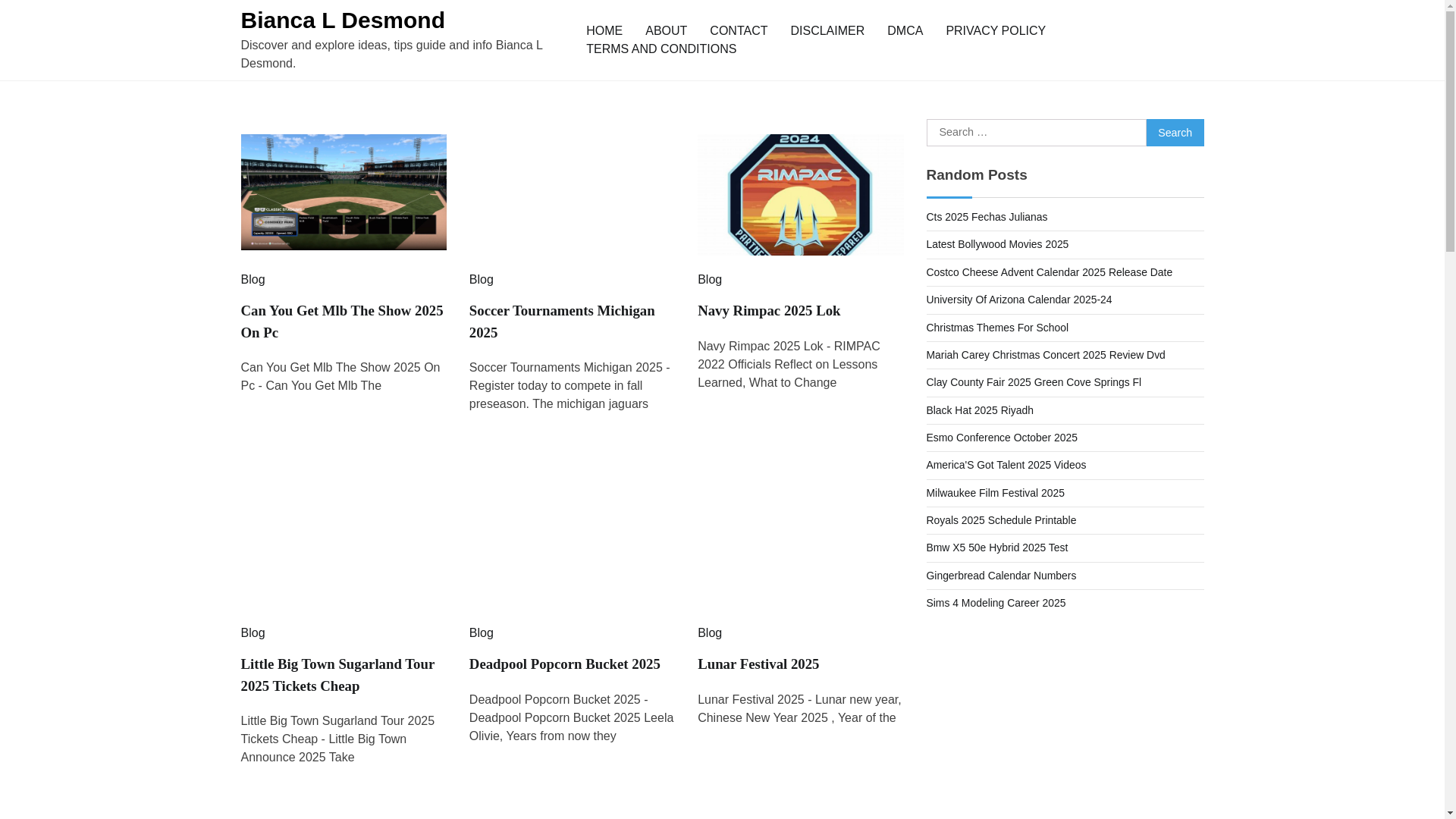 website screenshot of https://biancaldesmond.pages.dev/