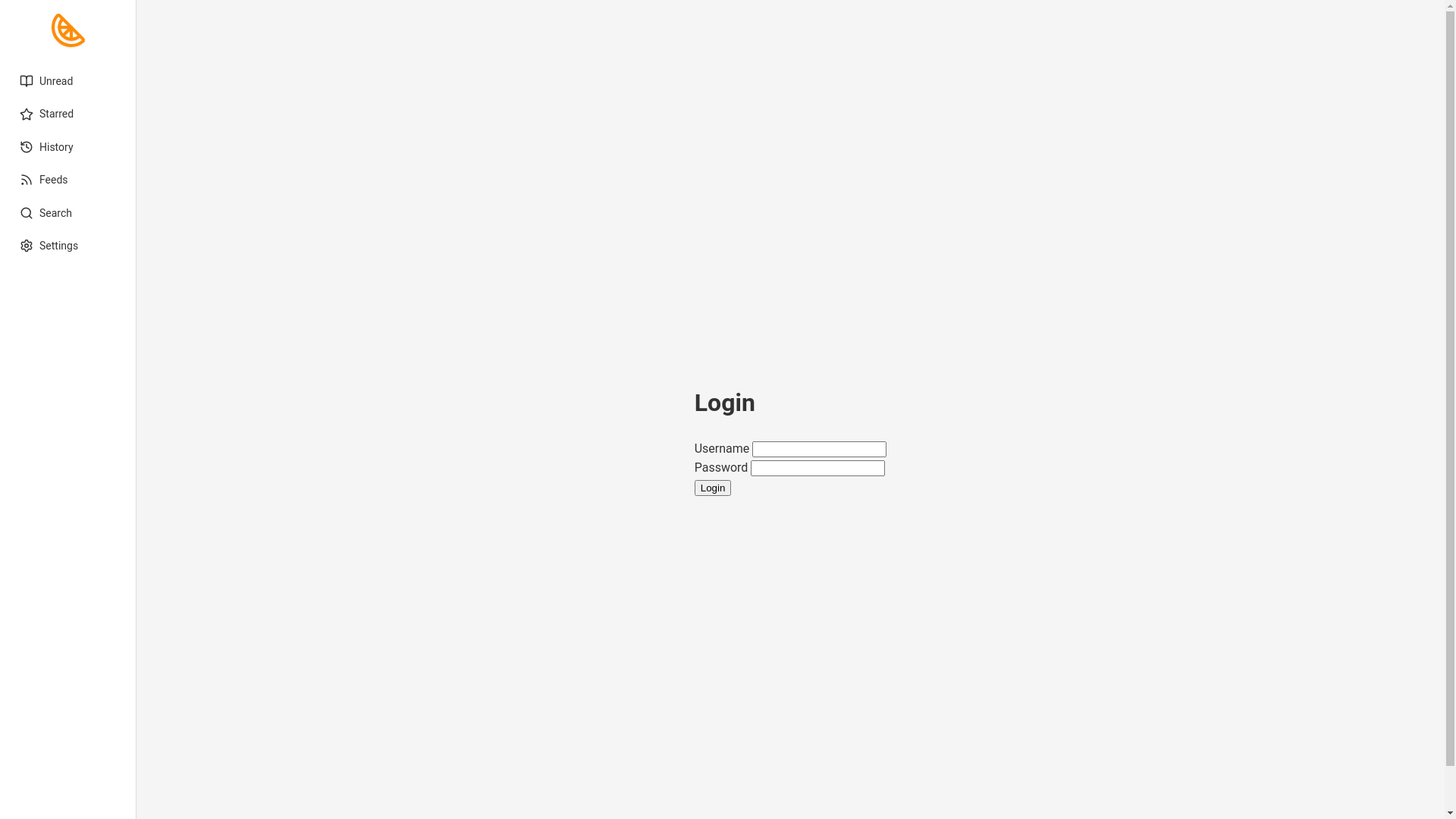 website screenshot of https://orangereader.app/