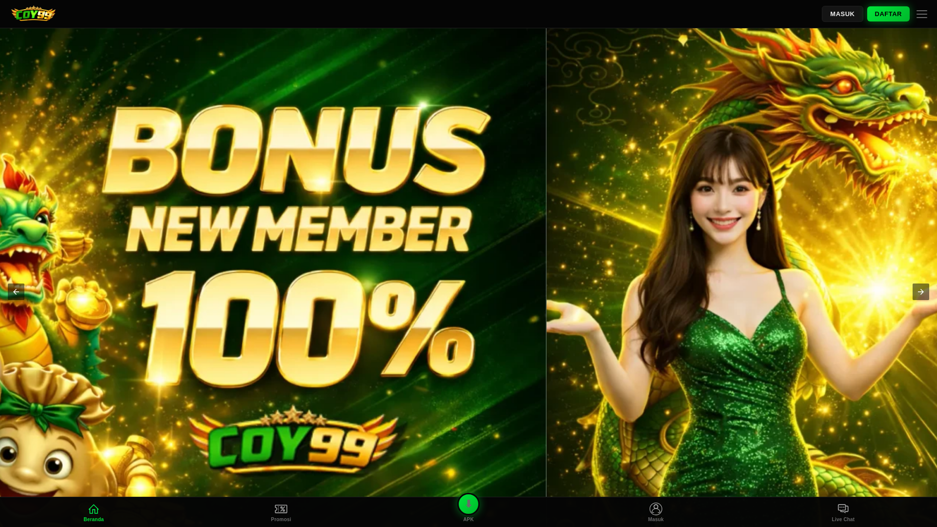 website screenshot of https://loginslot777nihcoy.pages.dev/