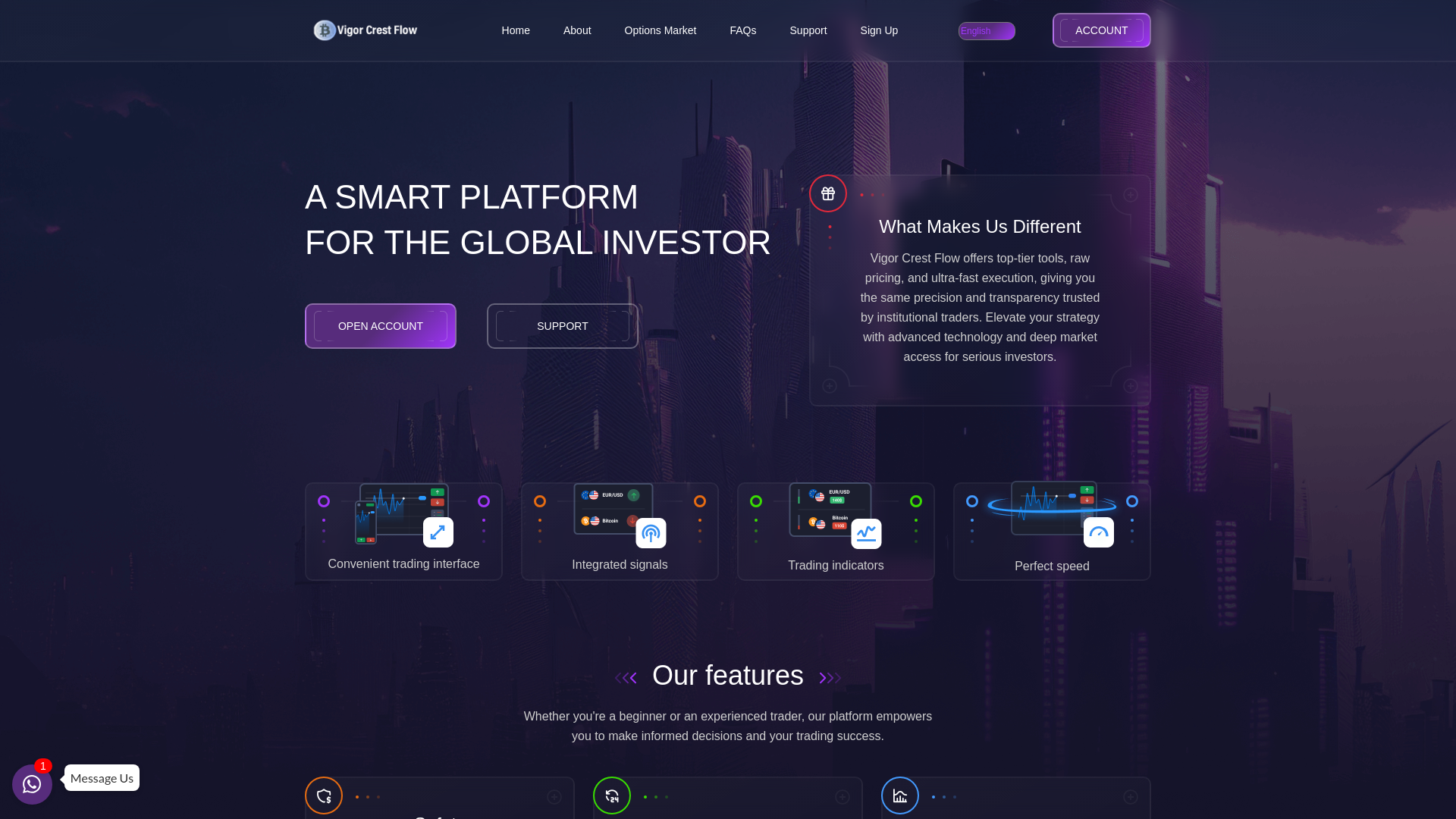 website screenshot of https://vigorcrestflow.com/