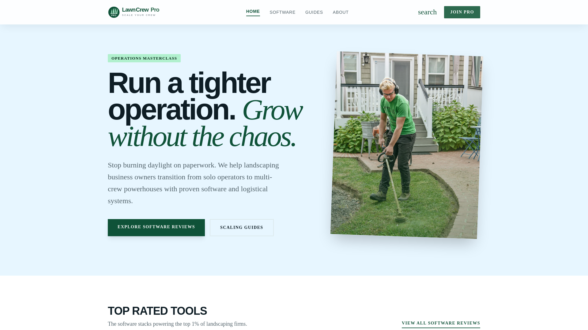 website screenshot of https://crewscalepro.pages.dev/