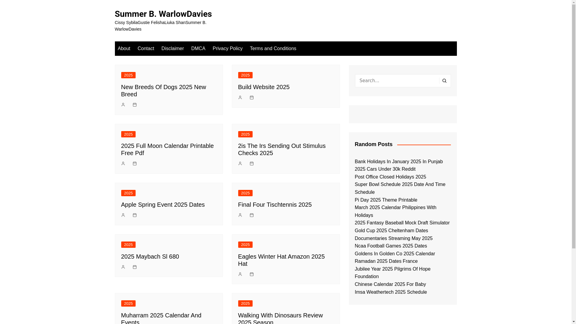 website screenshot of https://summerbwarlowdavies.pages.dev/