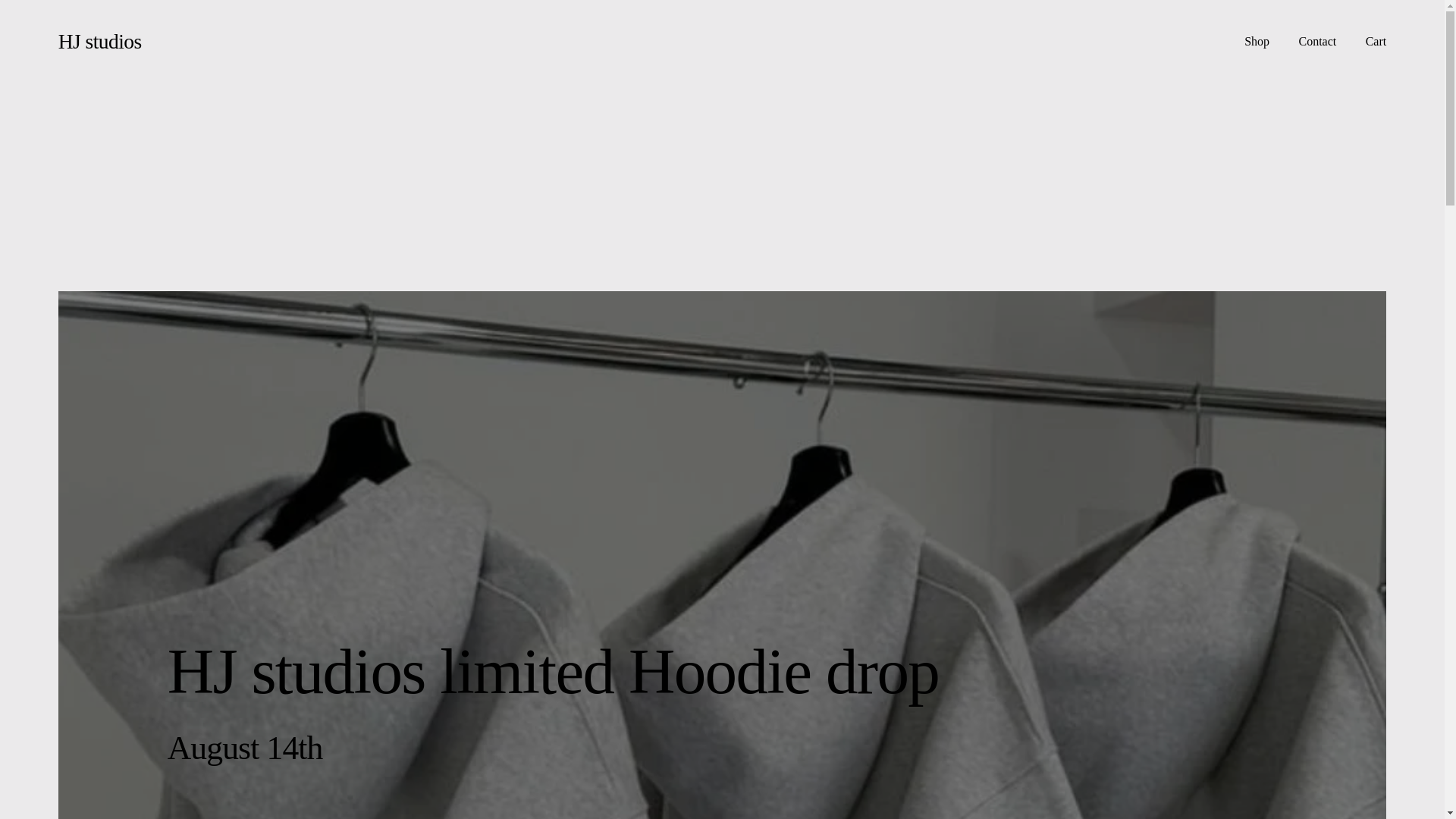website screenshot of https://hjstudios.org/