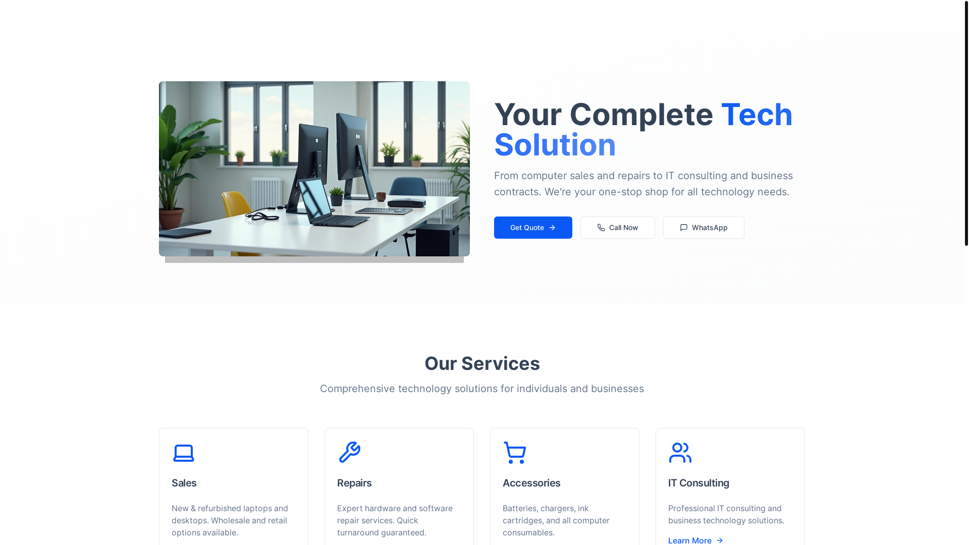 website screenshot of https://mrmancomputersplanet.com.ng/