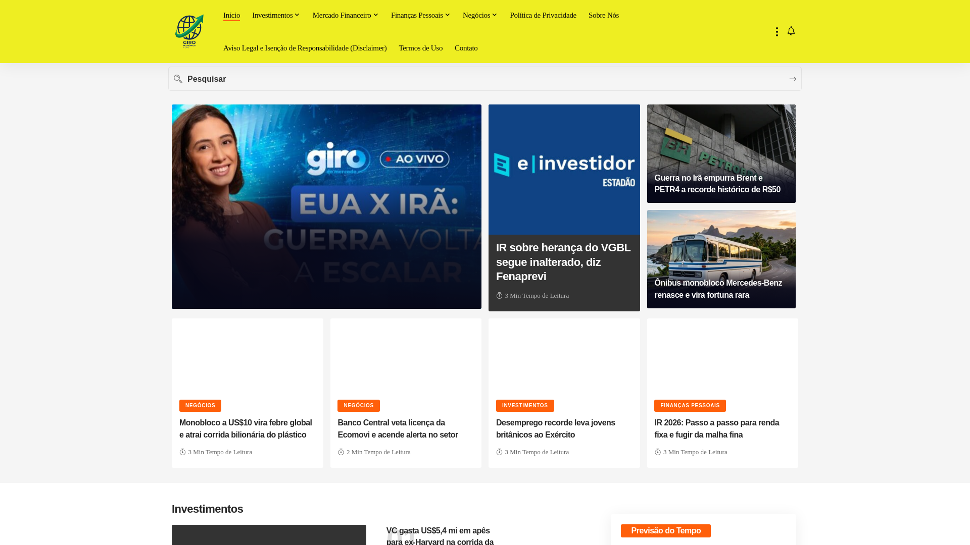 website screenshot of https://giroeconomiconews.com/