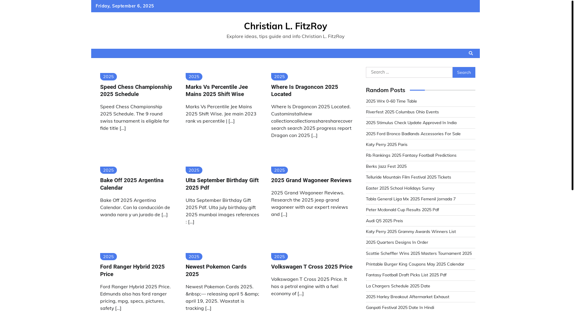 website screenshot of https://christianlfitzroy.pages.dev/