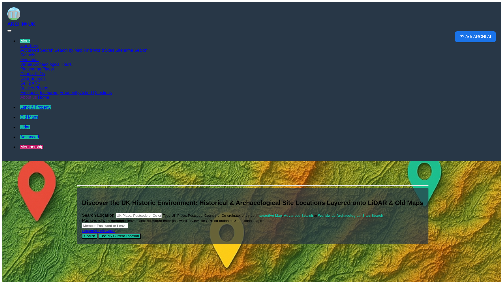 website screenshot of https://www.archiuk.com/