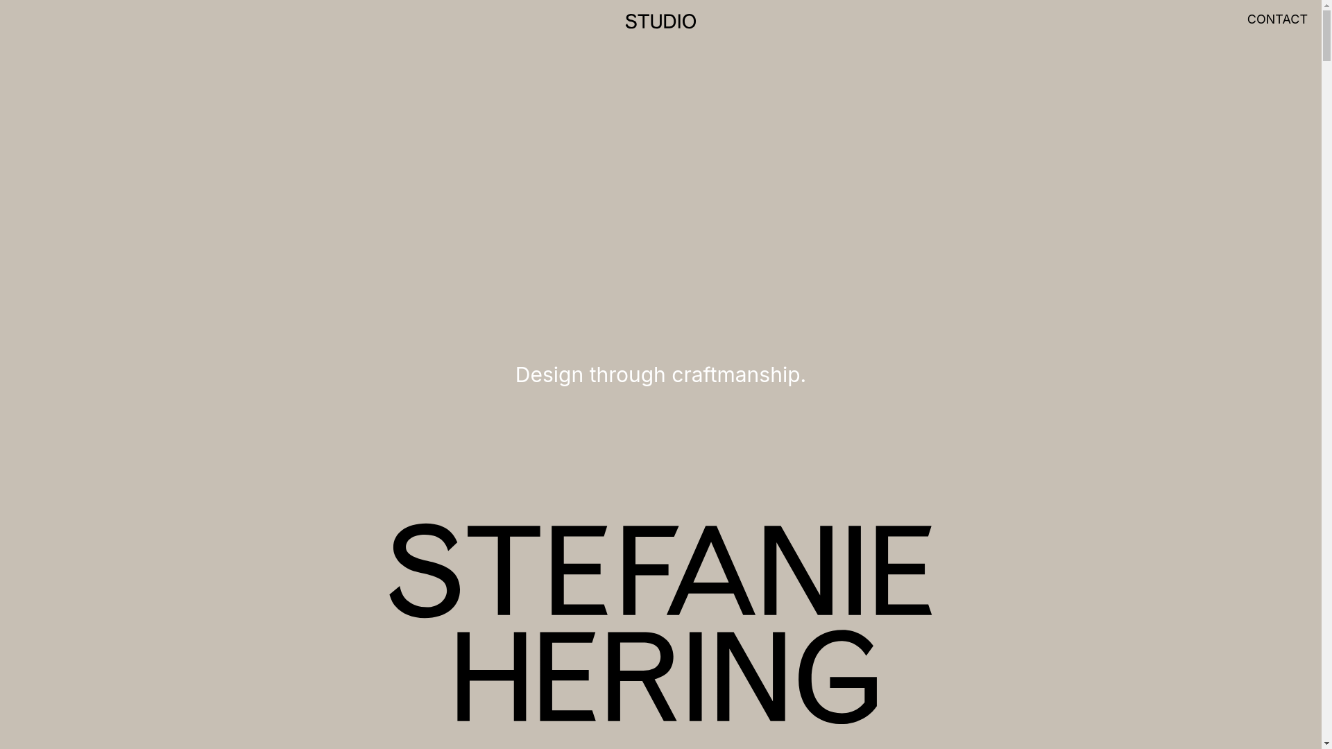 website screenshot of https://stefaniehering.pages.dev/