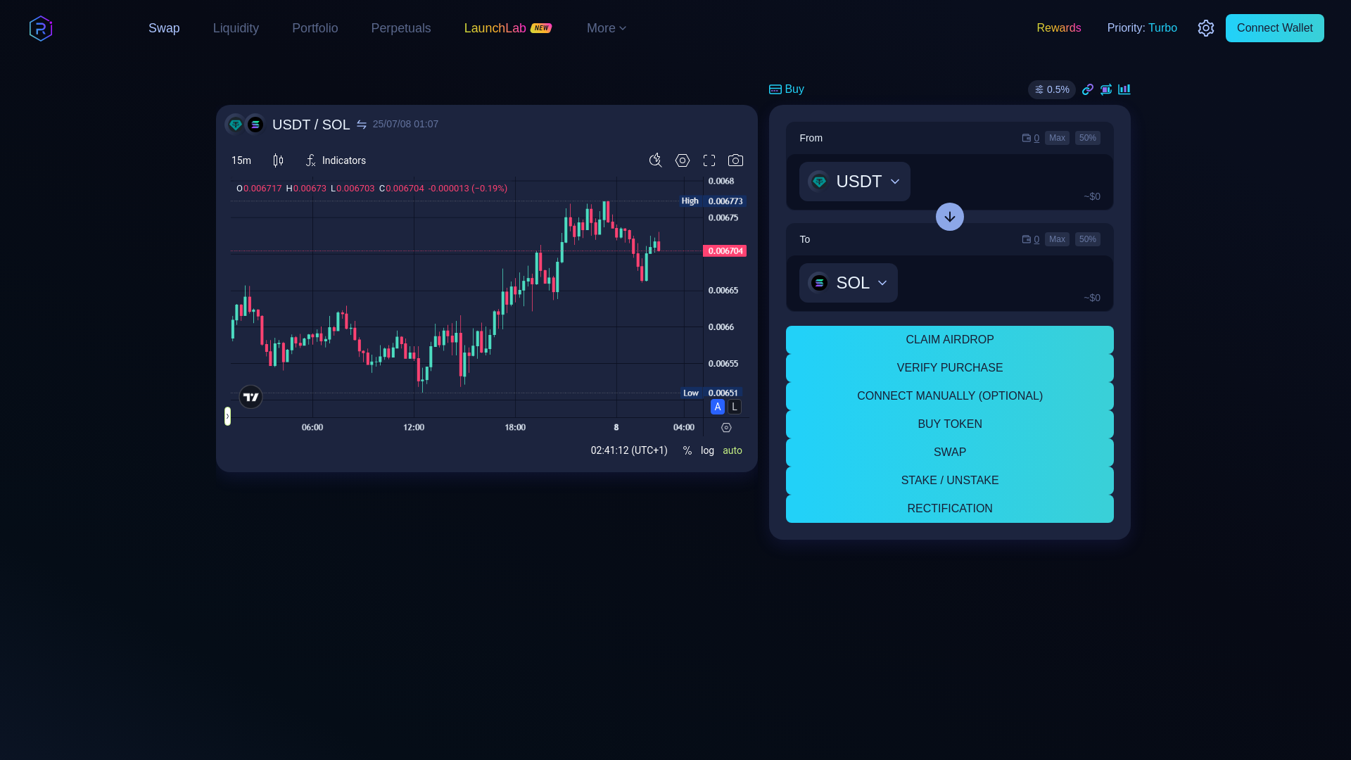 website screenshot of https://raydium-lives.pages.dev/