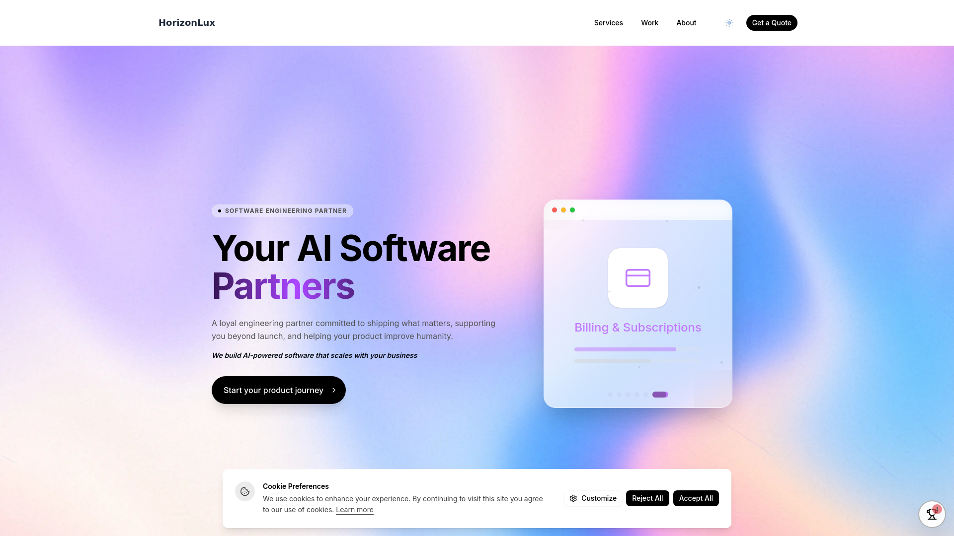 website screenshot of https://horizonluxwebsitev2.pages.dev/