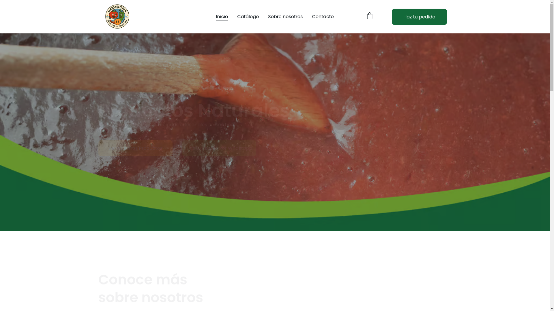 website screenshot of https://mermelonia.es/