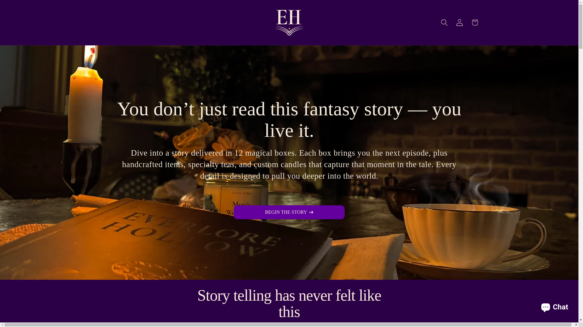 website screenshot of https://everlore.cc/