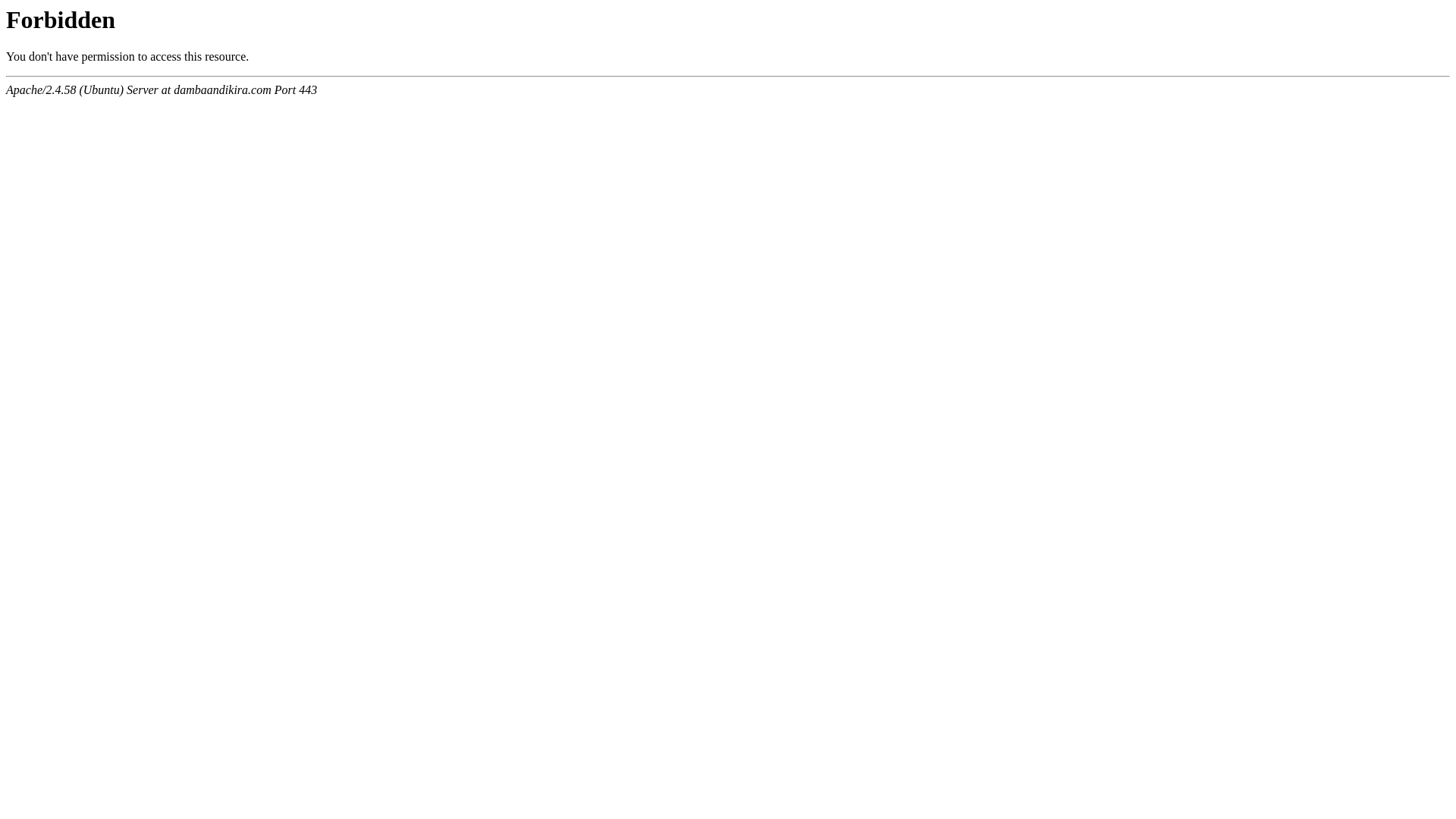 website screenshot of https://dambaandikira.com/