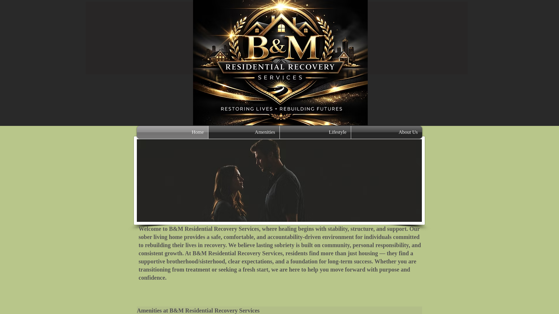 website screenshot of https://bmresidentialrecovery.com/