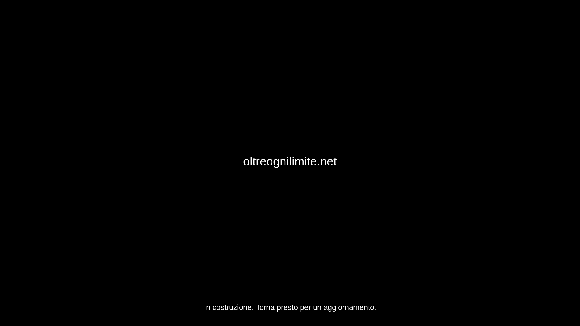 website screenshot of https://oltreognilimite.net/