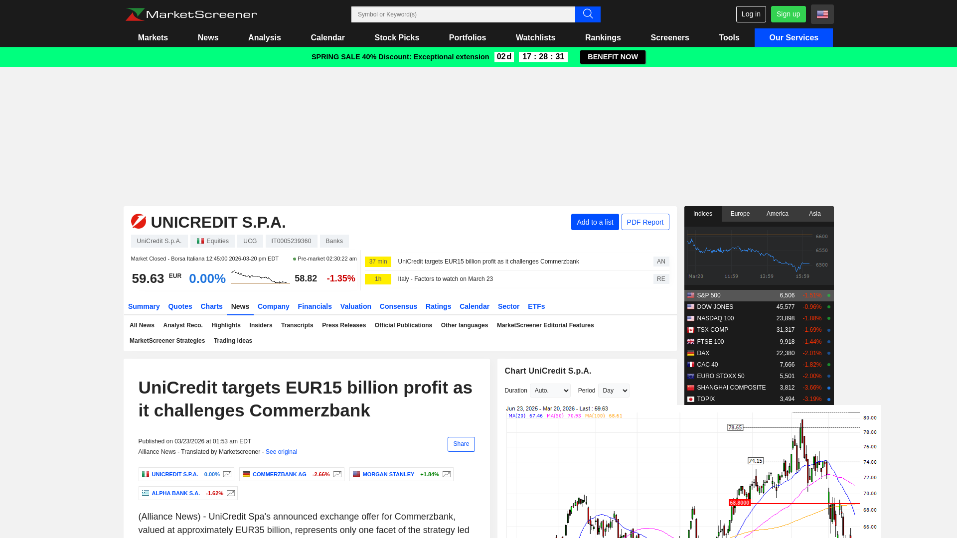 website screenshot of https://www.marketscreener.com/news/unicredit-targets-eur15-billion-profit-as-it-challenges-commerzbank-ce7e5edcda80ff2c