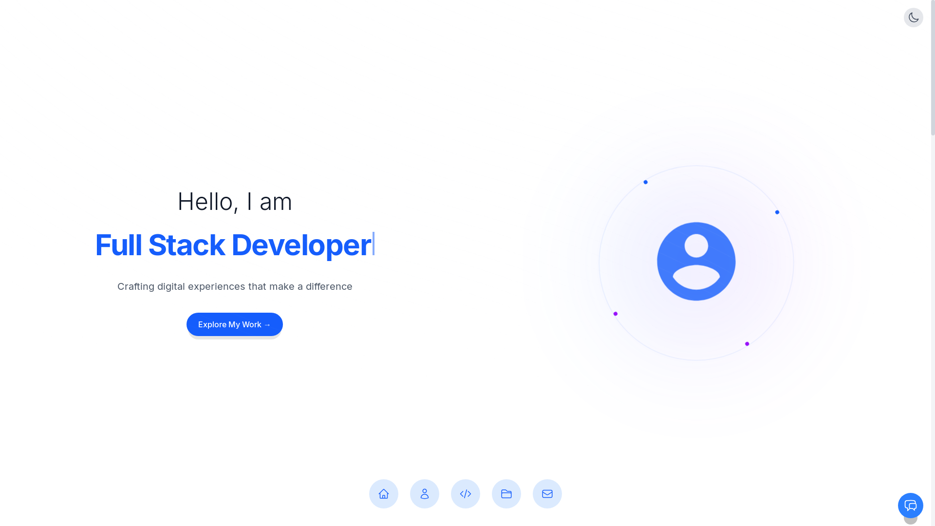 website screenshot of https://nirmaldarekar.me/