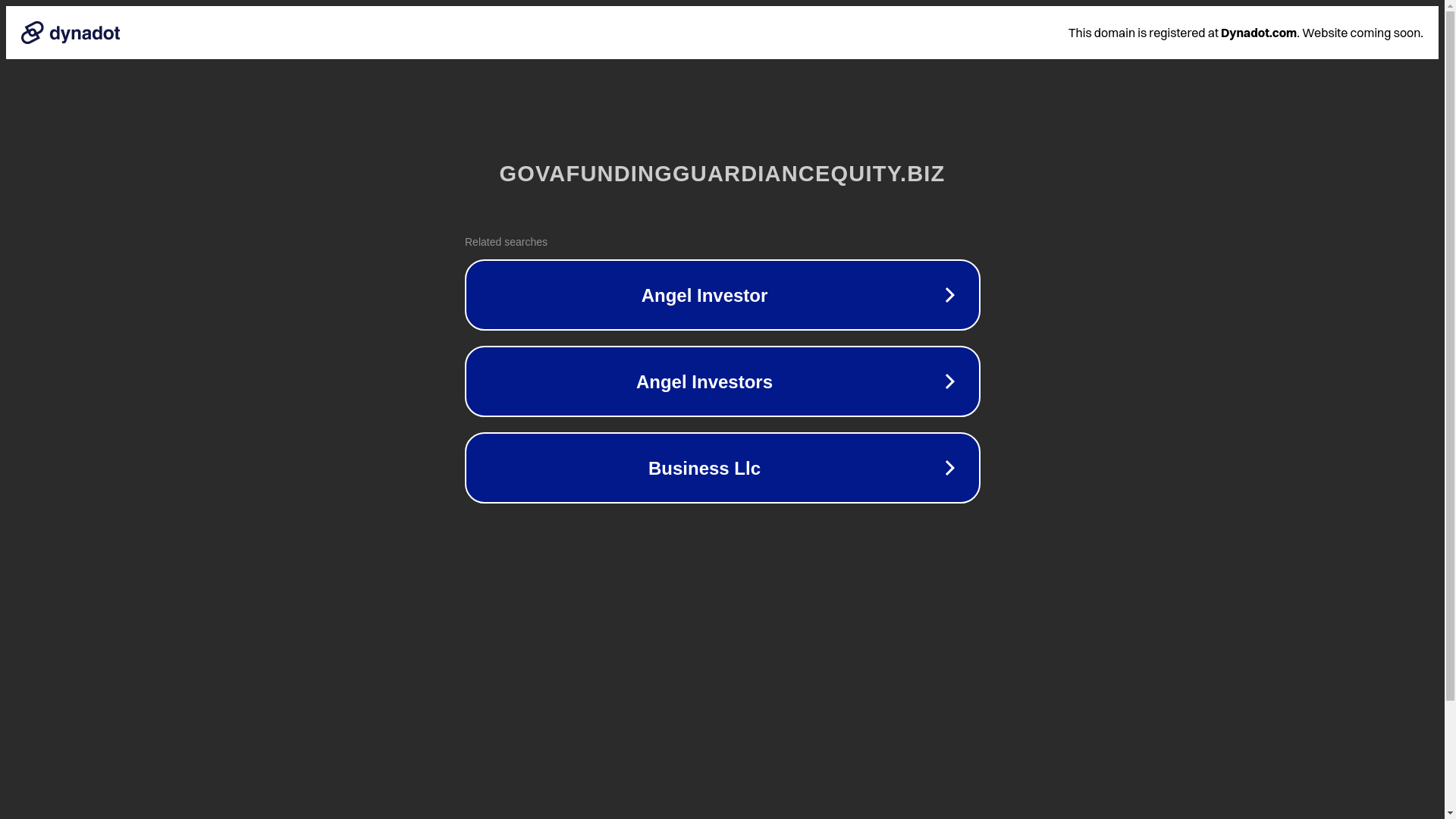 website screenshot of https://govafundingguardiancequity.biz/