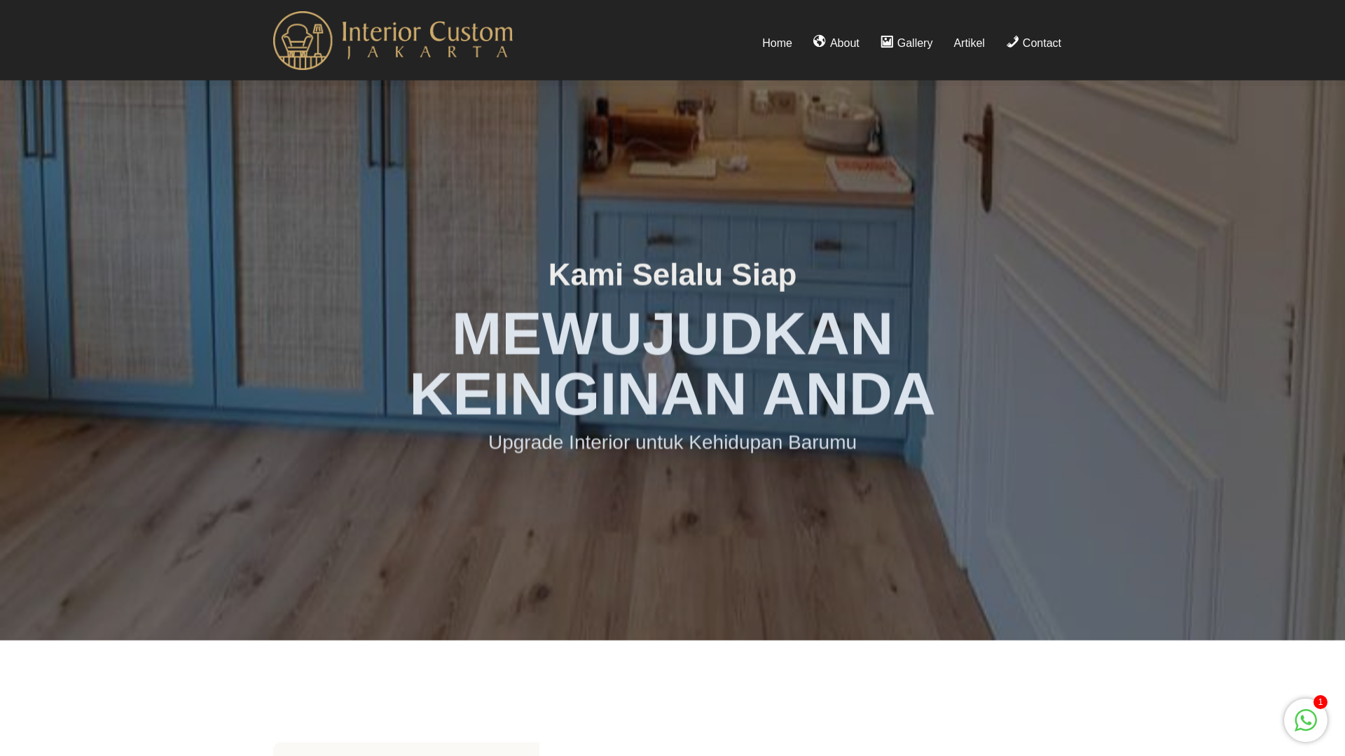 website screenshot of https://jakartainteriorcustom.com/