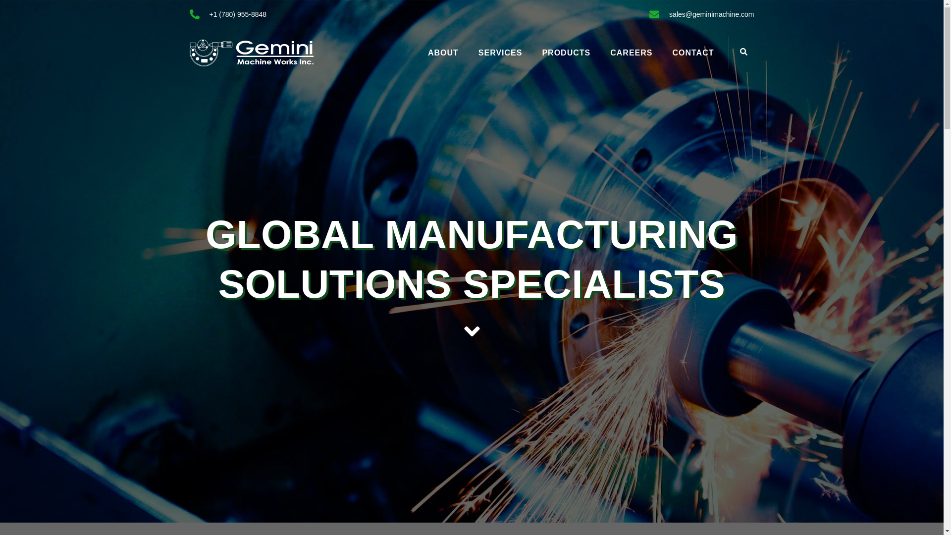 website screenshot of https://geminimachine.services/