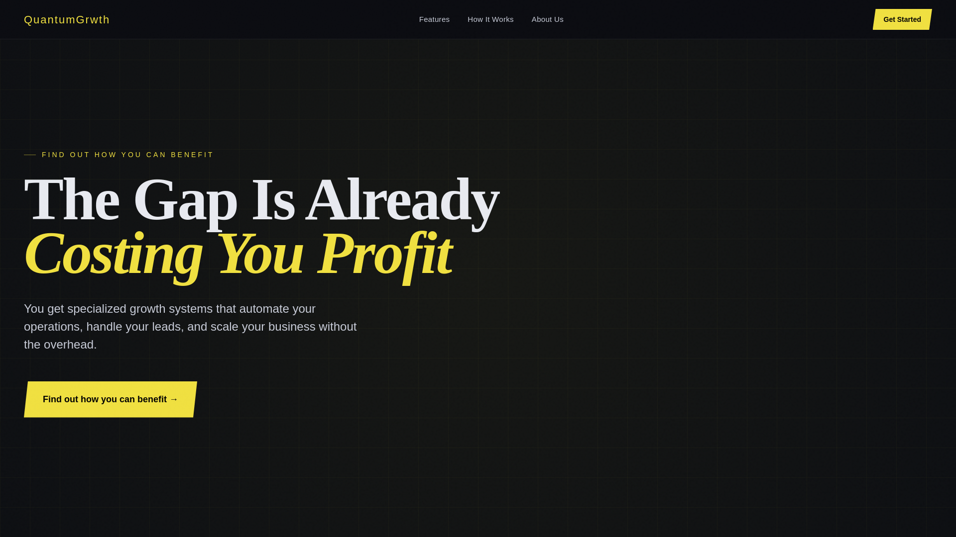 website screenshot of https://prosptech.co/