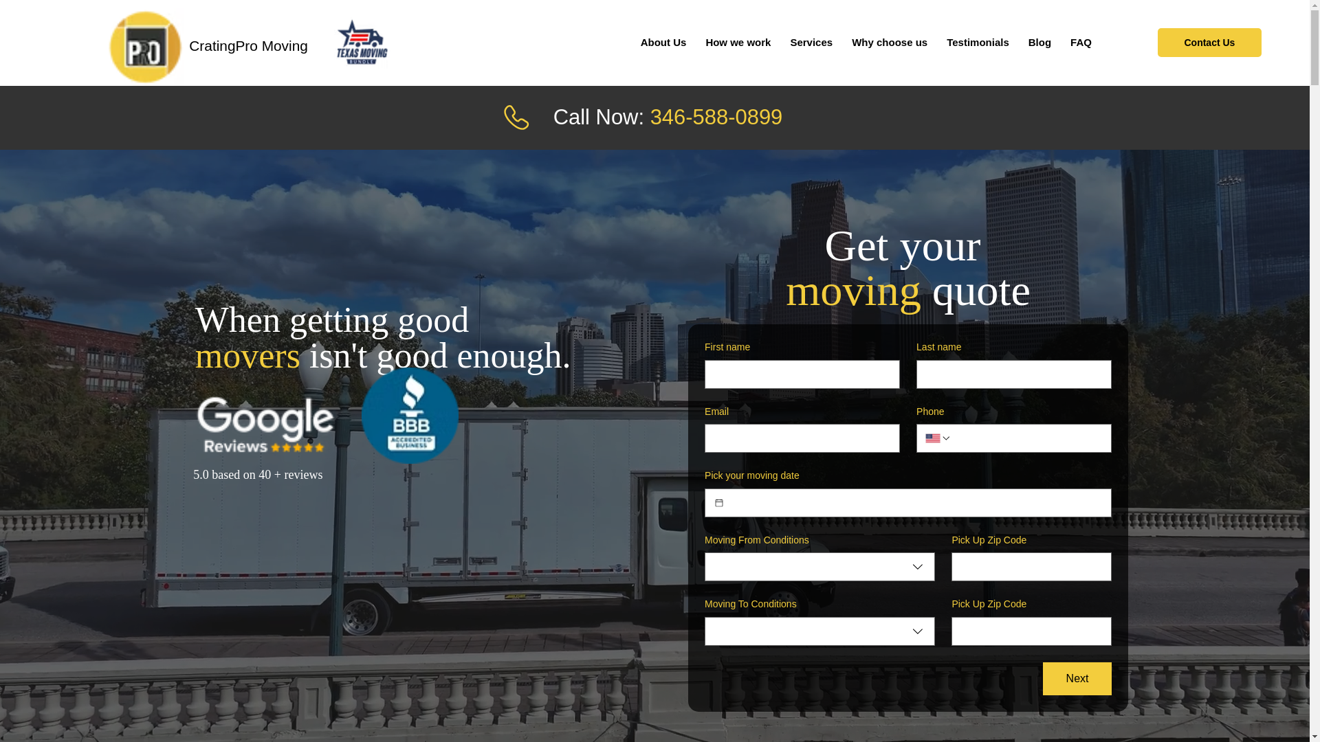 website screenshot of https://texasmovingbundle.com/