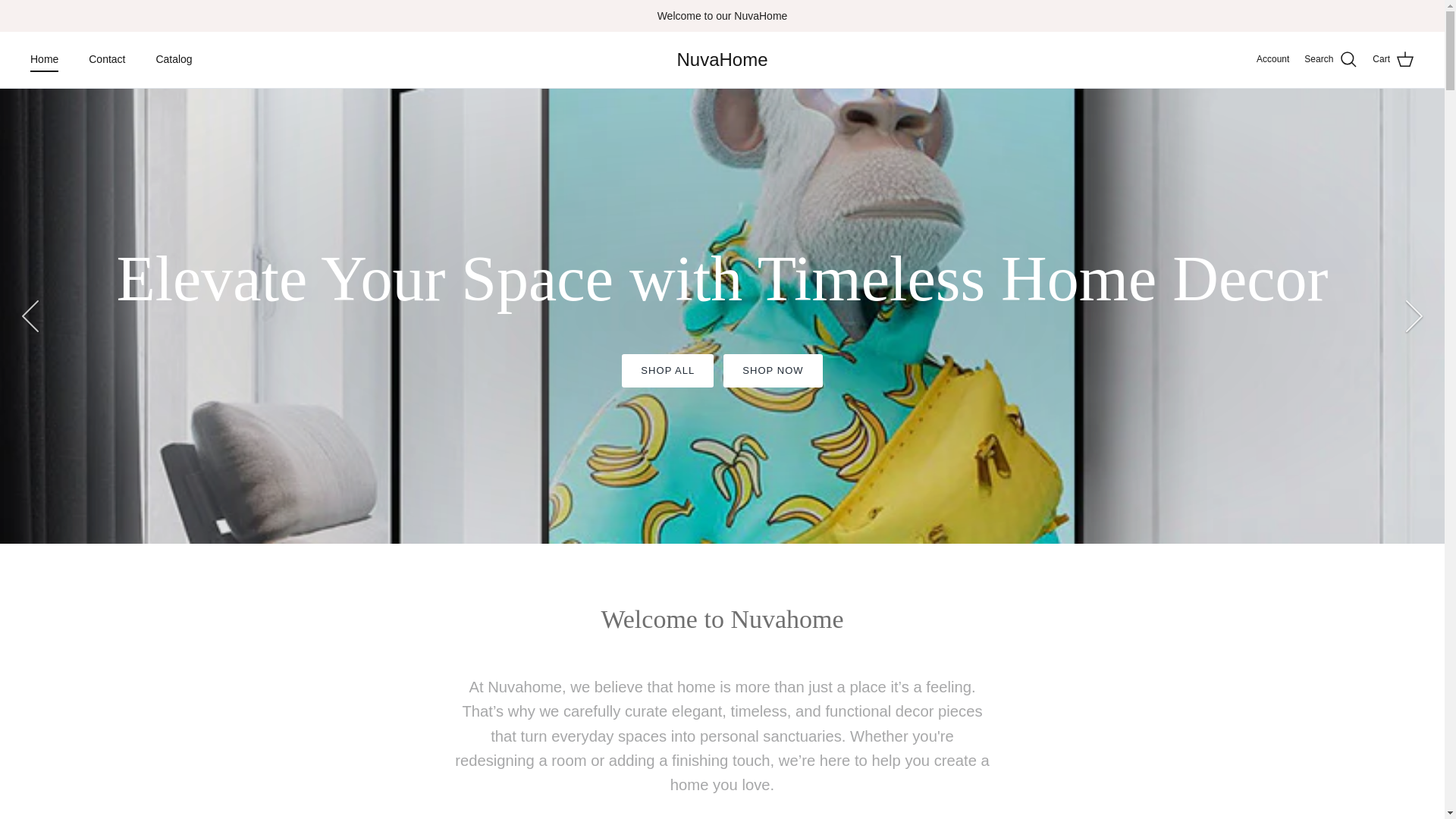 website screenshot of https://nuvahome.org/