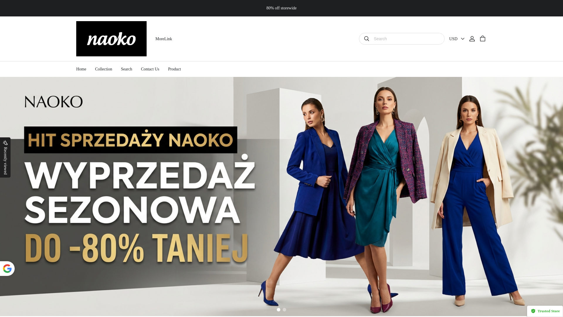 website screenshot of https://classicthreads.click/