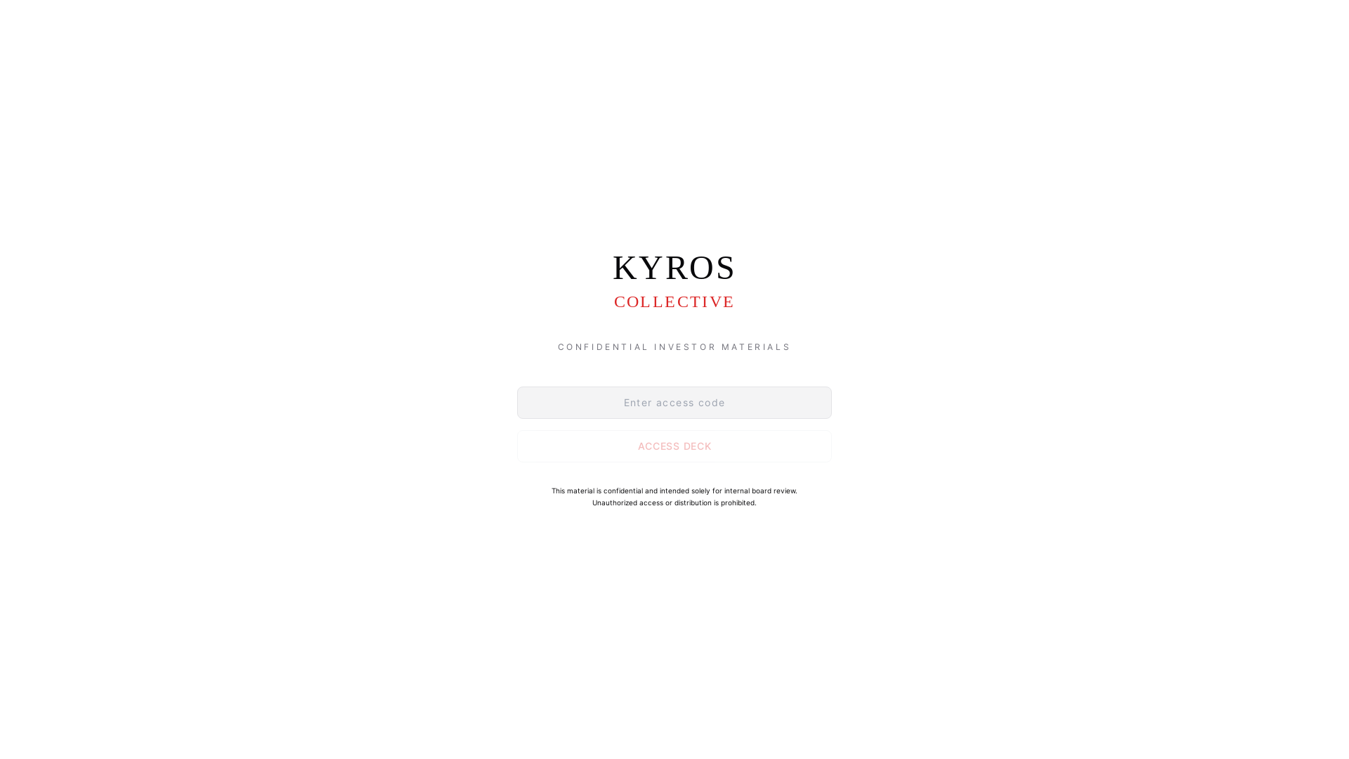 website screenshot of https://kyroscollective.io/