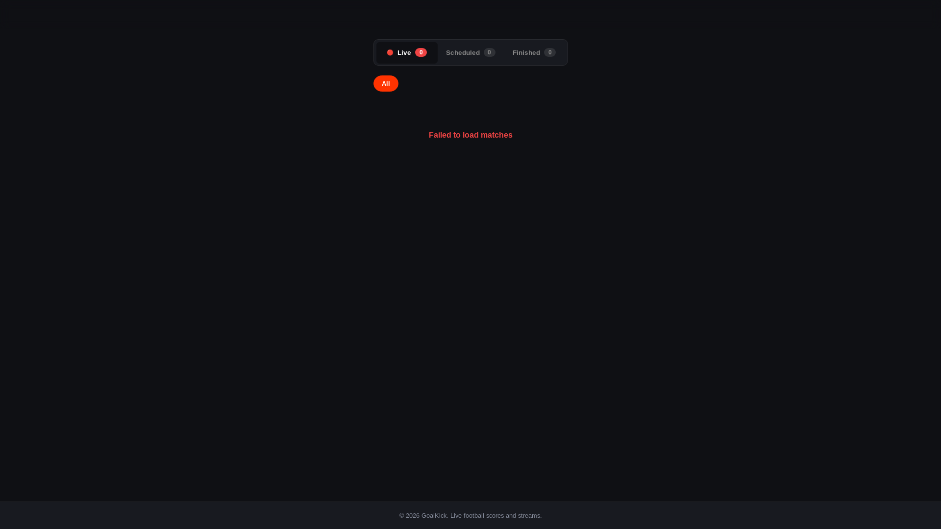 website screenshot of https://goalkick.pages.dev/
