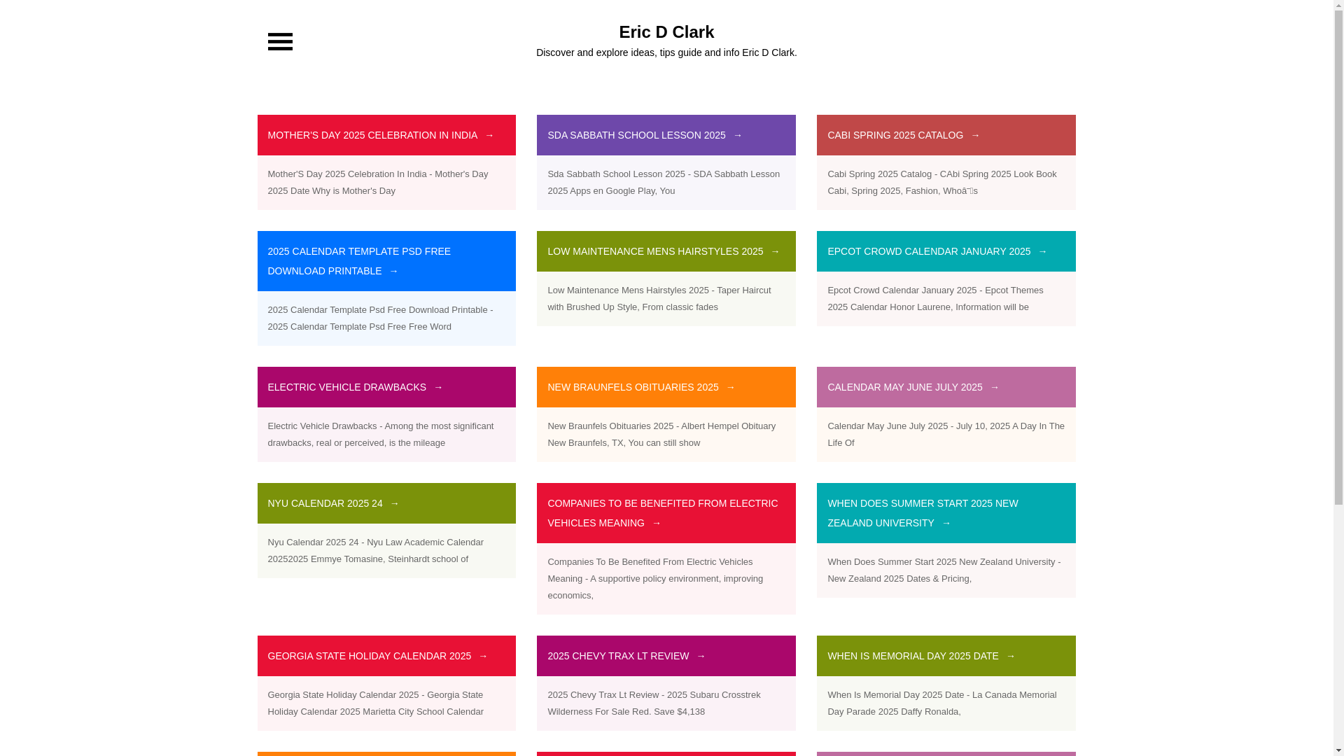 website screenshot of https://ericdclarkp.pages.dev/