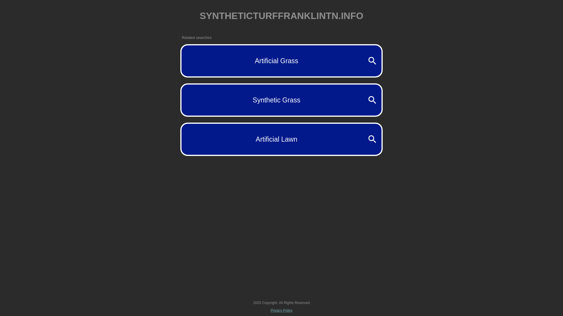 website screenshot of https://syntheticturffranklintn.info/