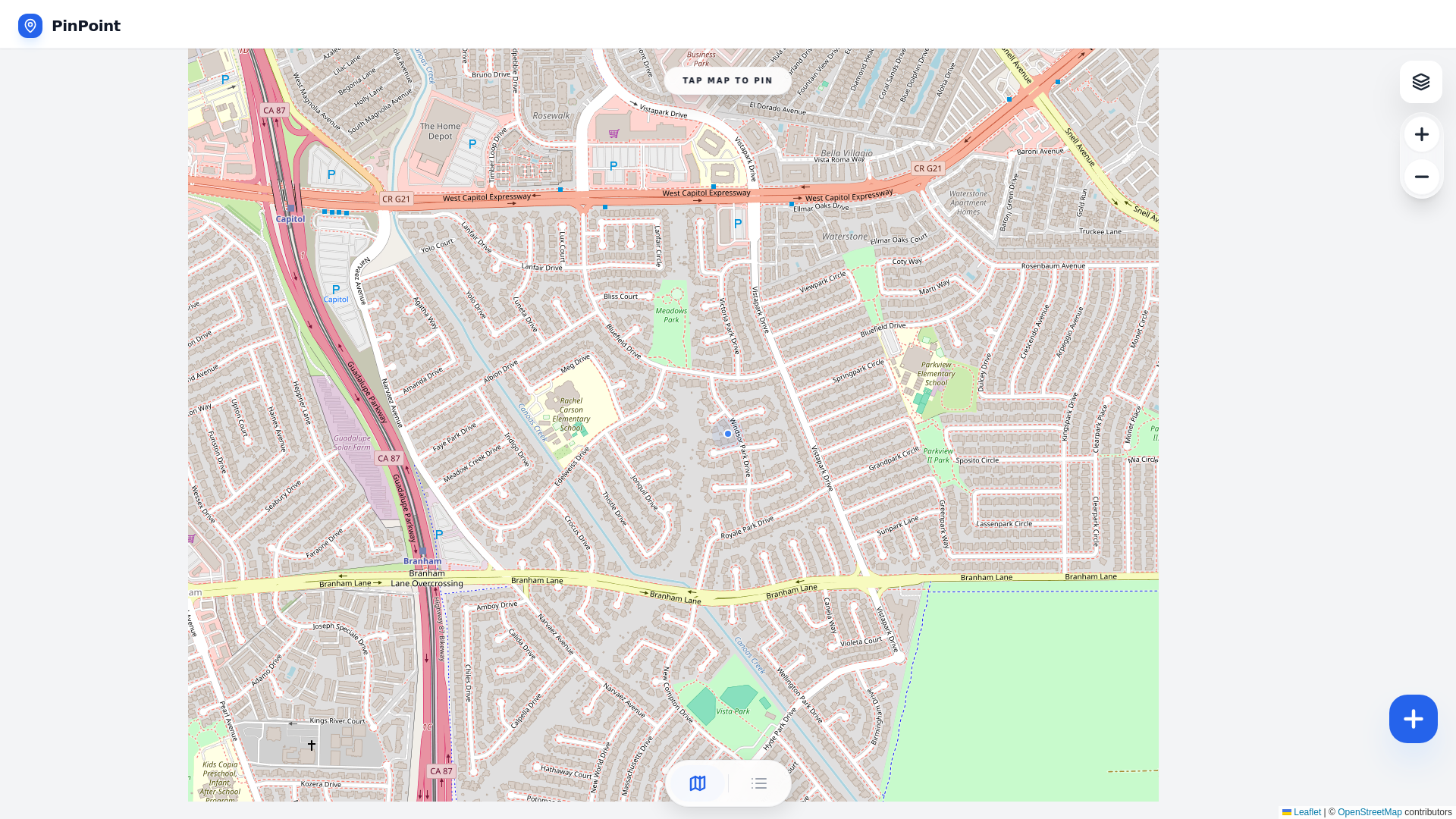 website screenshot of https://pin-point.pages.dev/