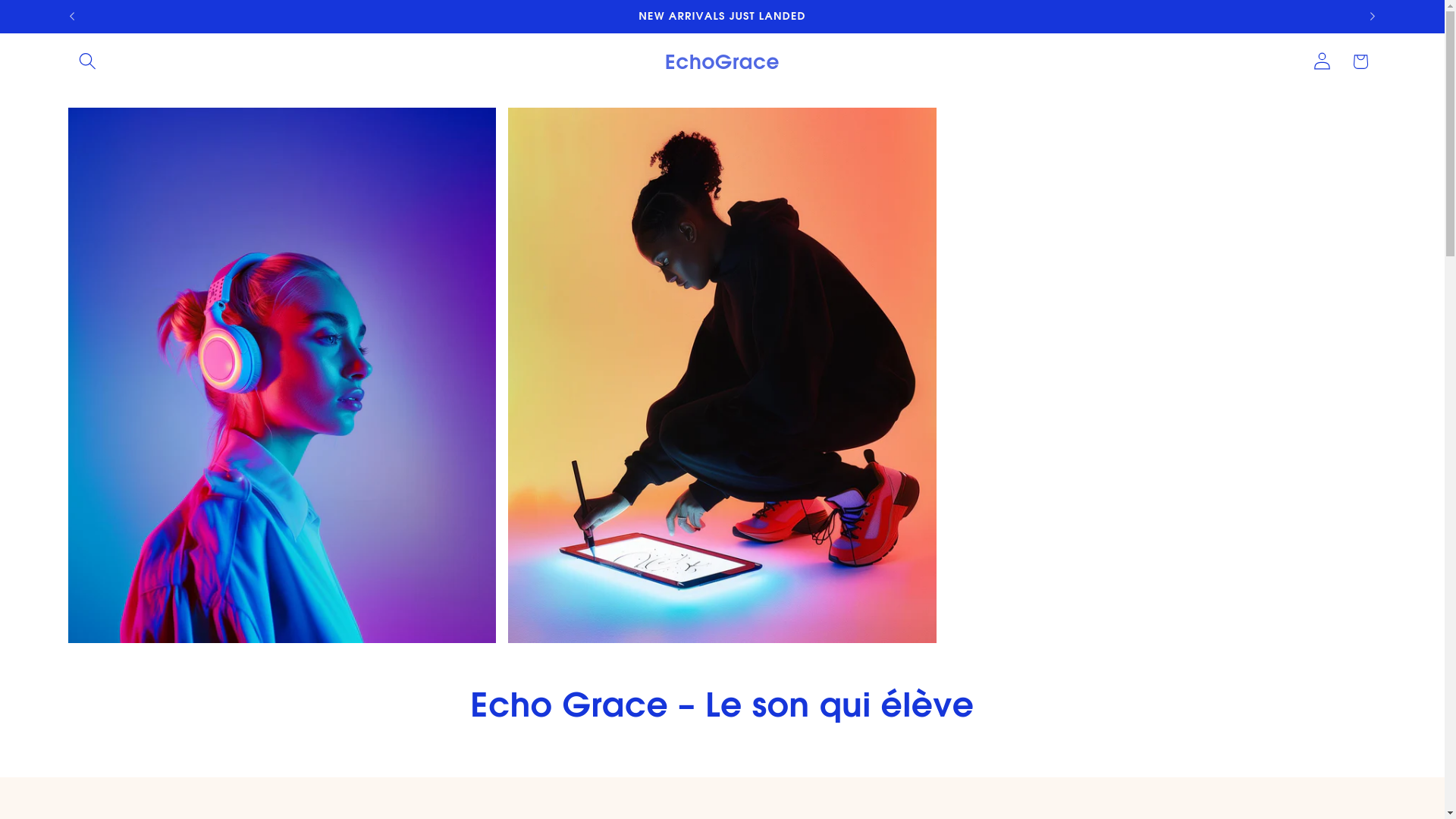 website screenshot of https://echograce.fr/