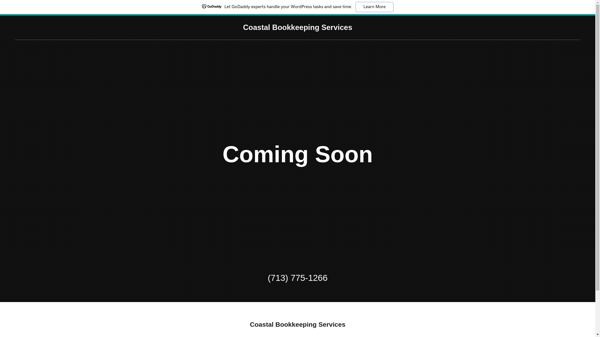 website screenshot of https://coastalbookingsvc.com/