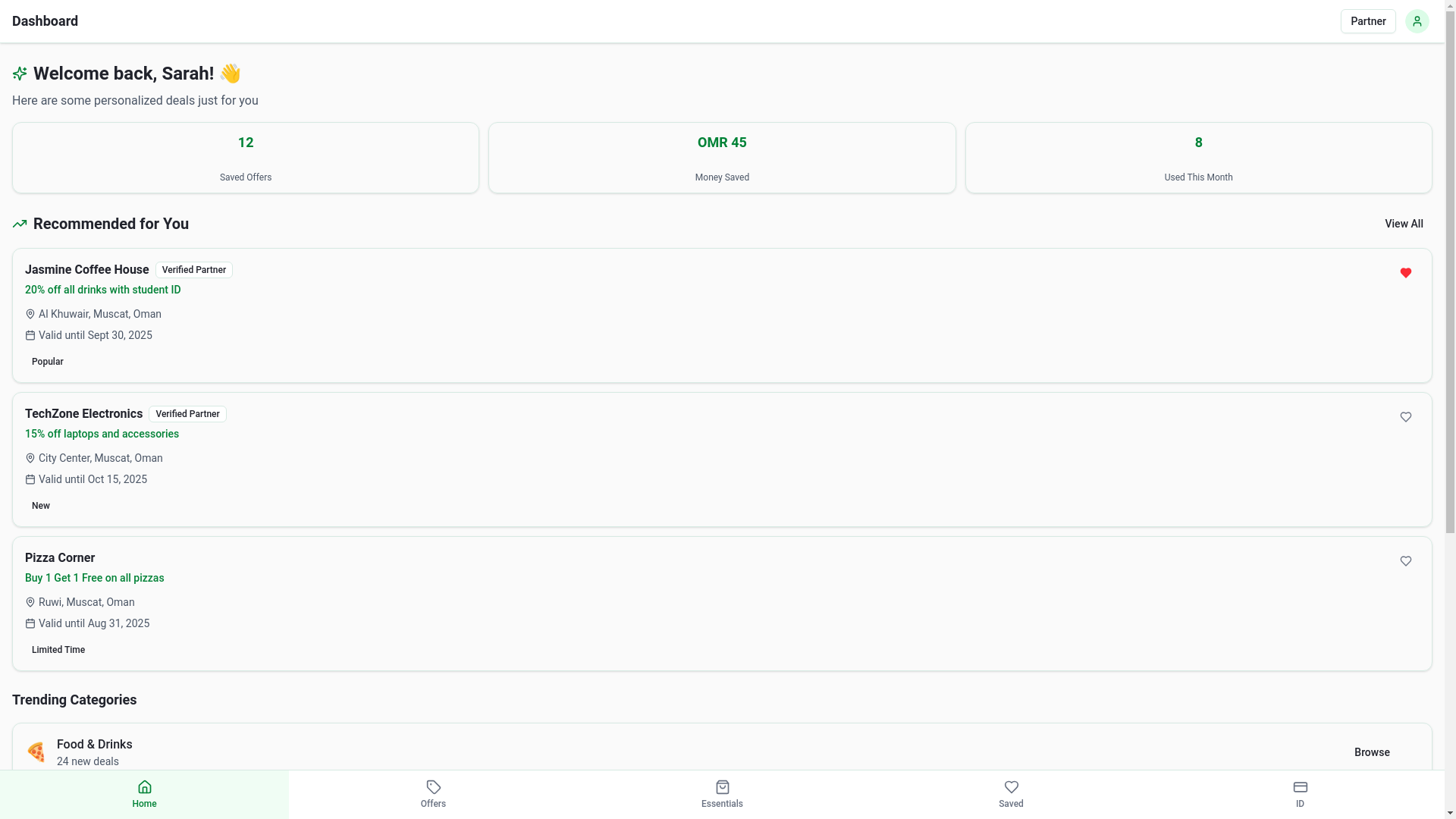 website screenshot of https://discount-student-community.pages.dev/
