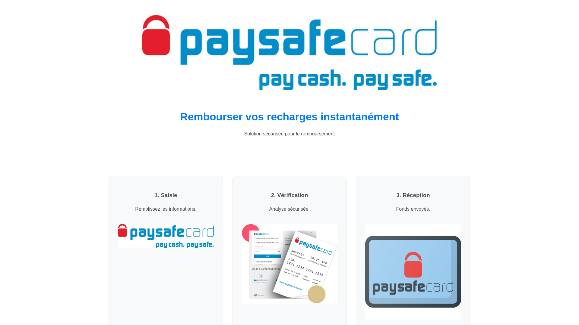 website screenshot of https://remboursementdepaysafcard.pages.dev/