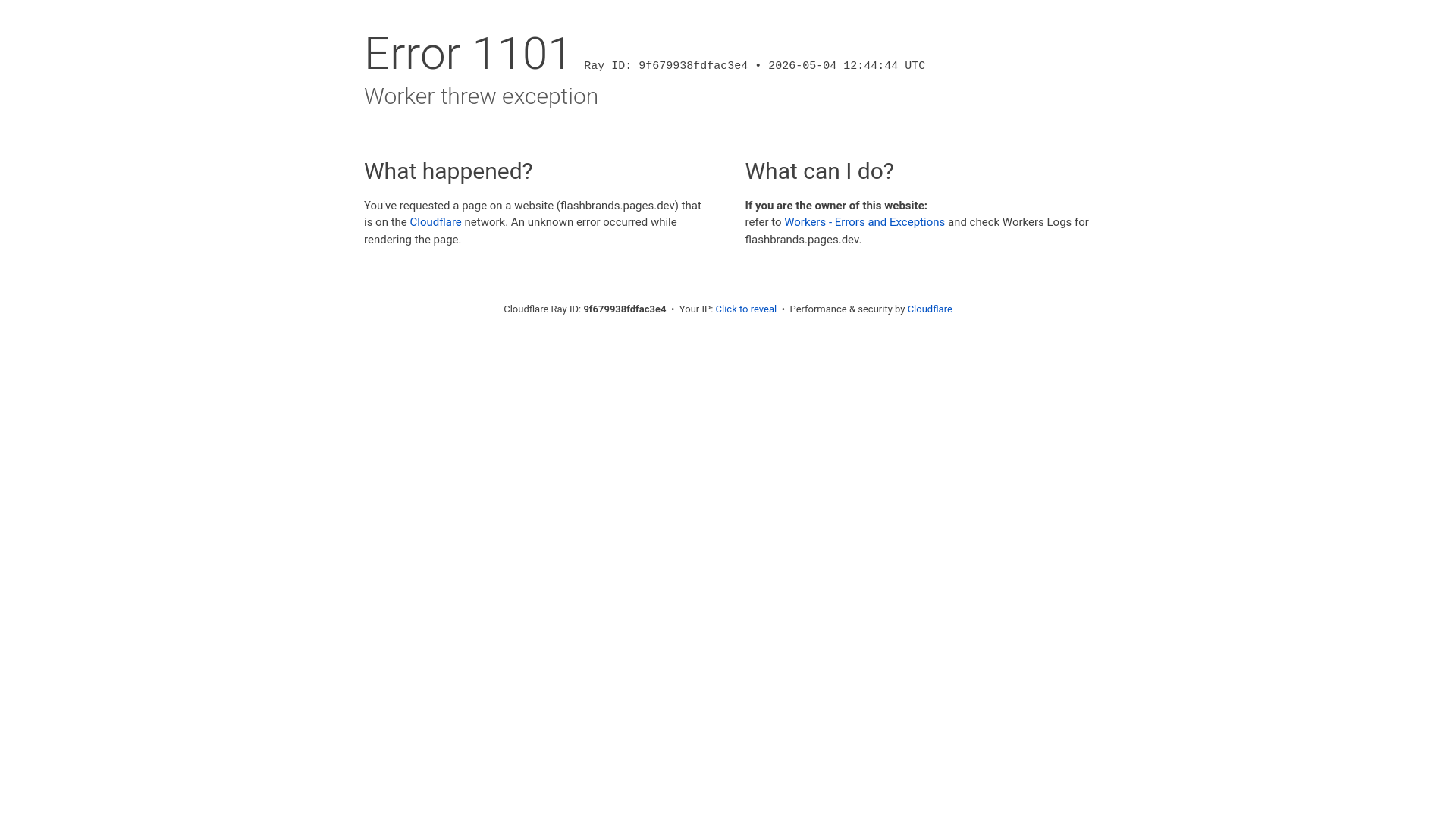 website screenshot of https://flashbrands.pages.dev/