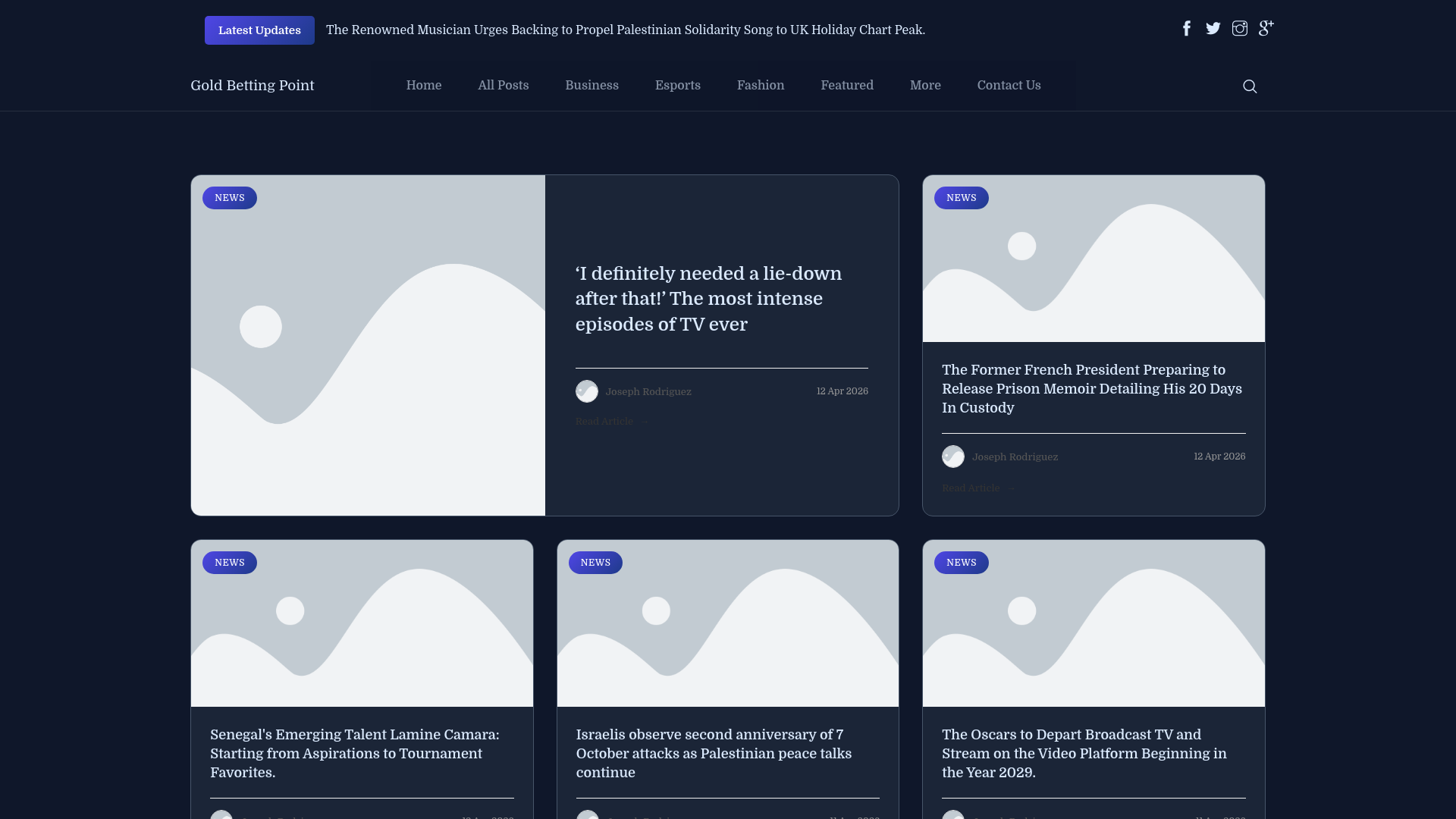 website screenshot of https://goldbettingpoint.nl