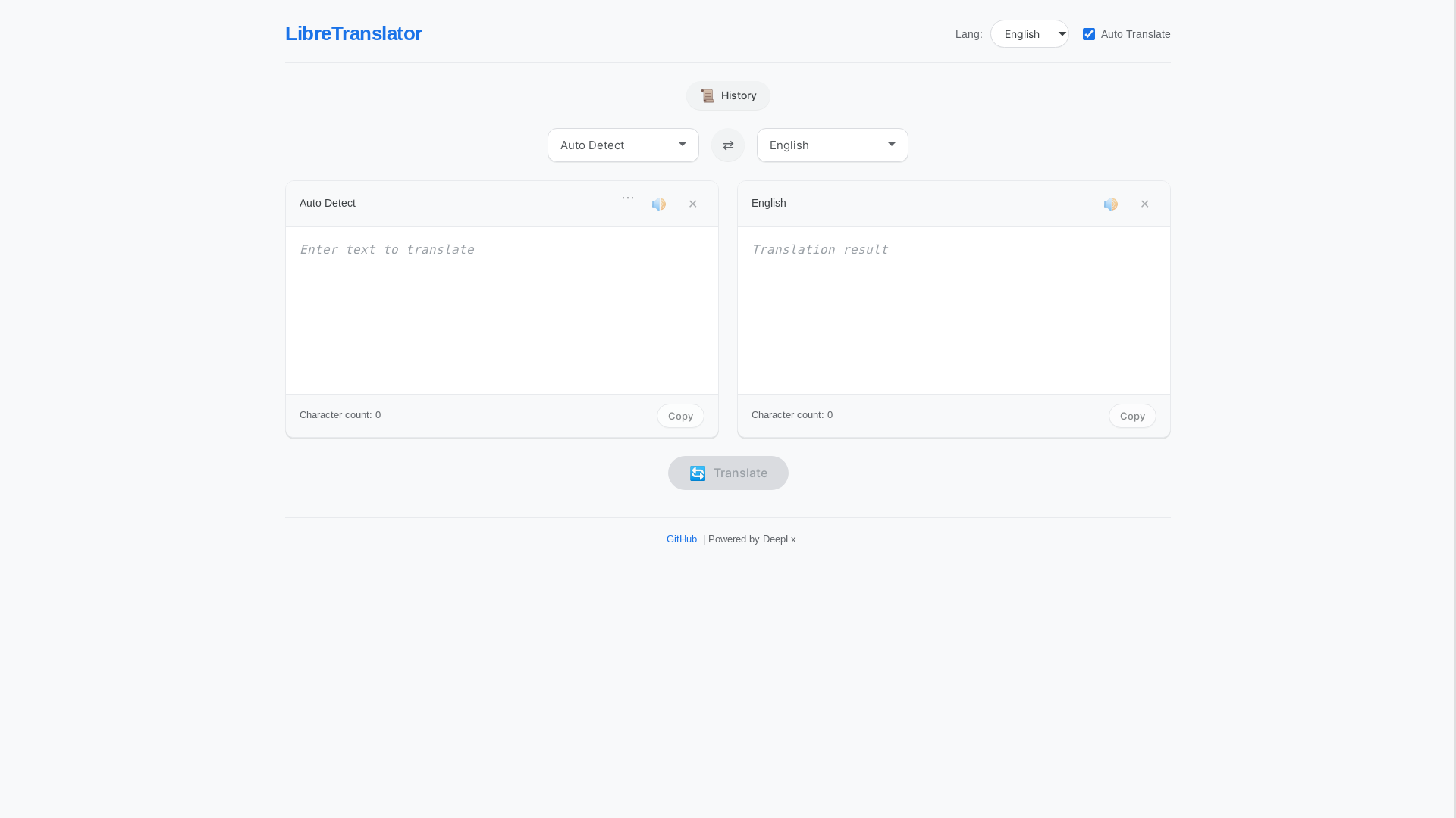 website screenshot of https://libretranslator-6an.pages.dev/