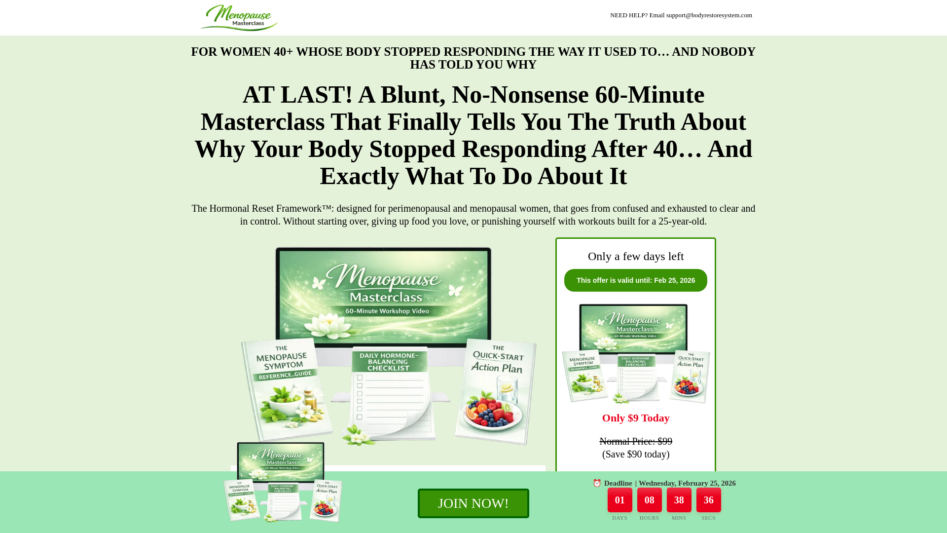 website screenshot of https://themenomasterclass.com/