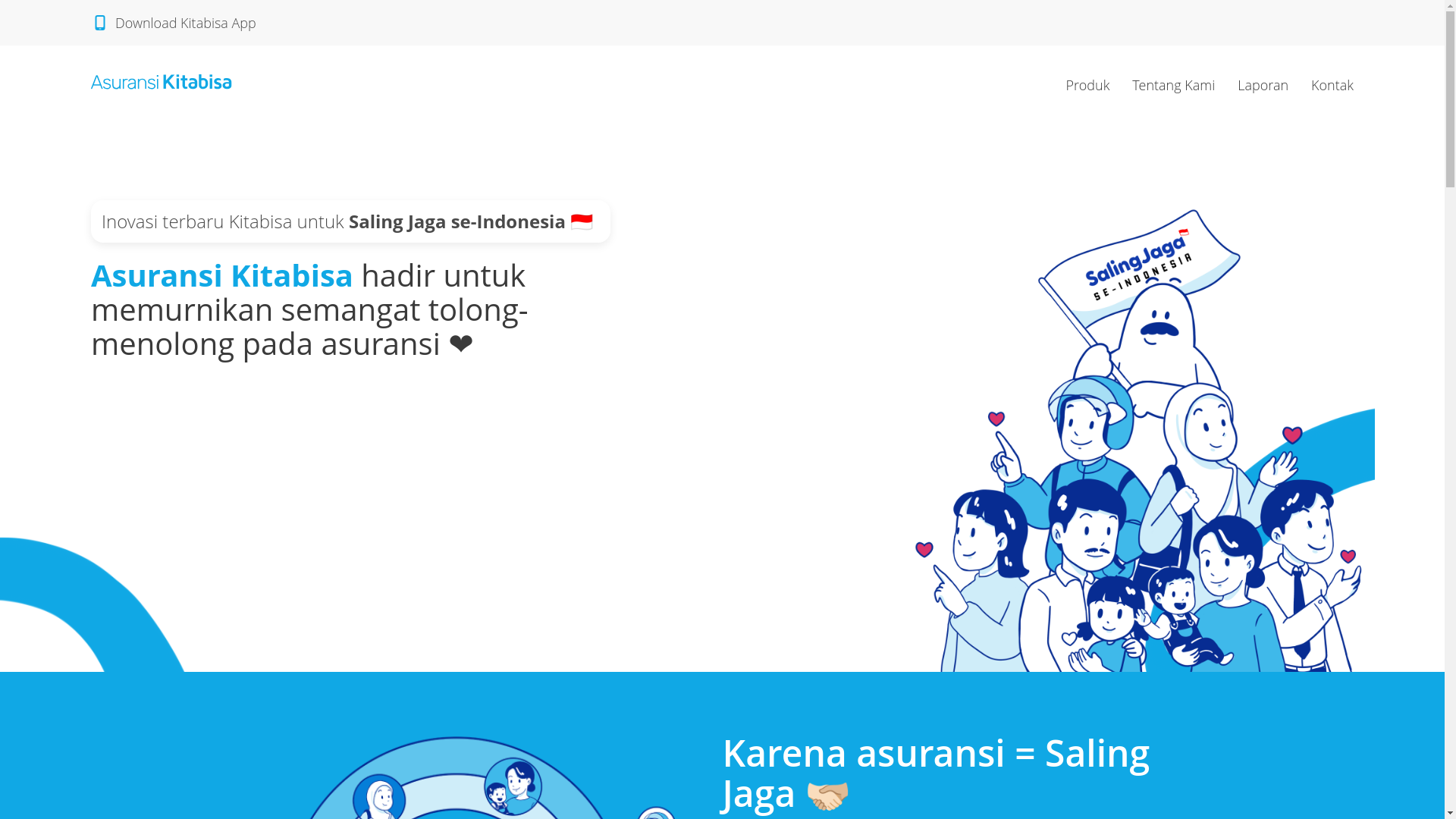 website screenshot of https://asuransikitabisa-stg.pages.dev/