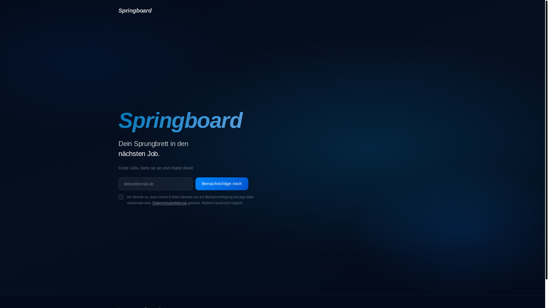 website screenshot of https://springboard24.de/