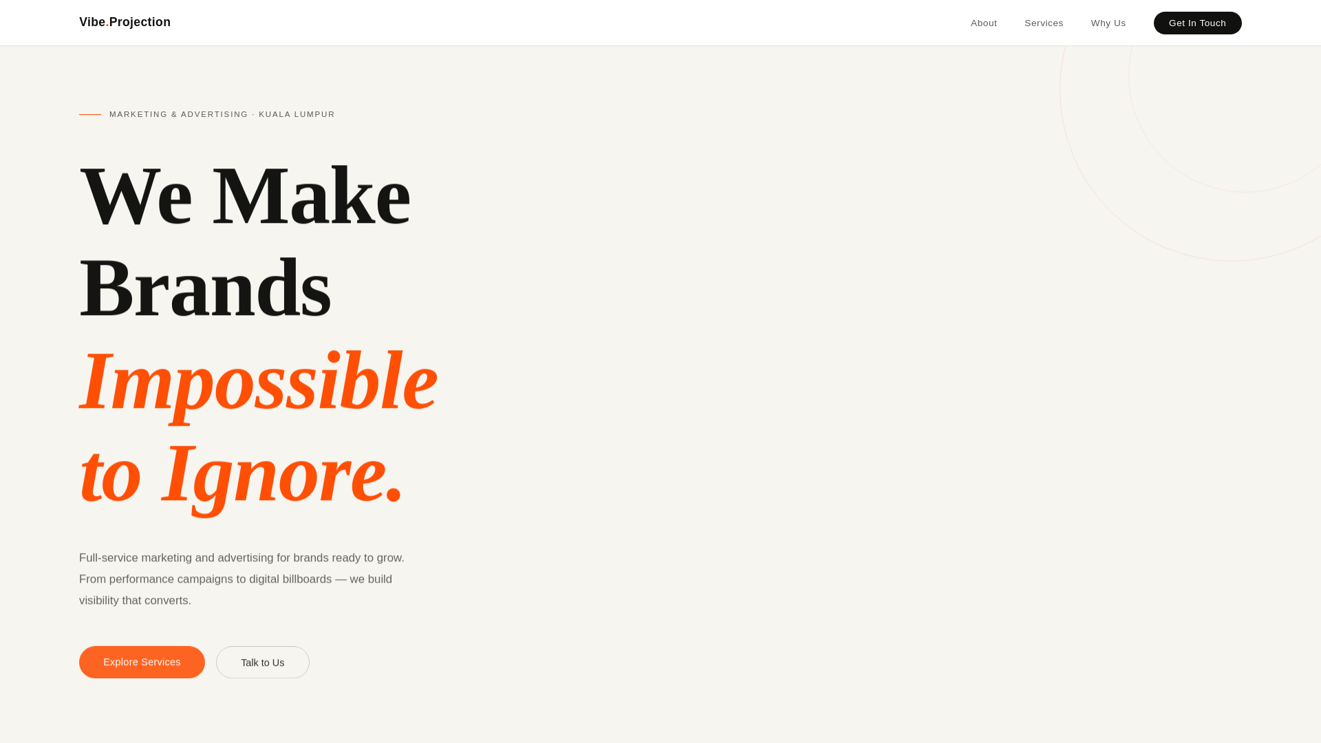 website screenshot of https://vibeprojection.pages.dev/