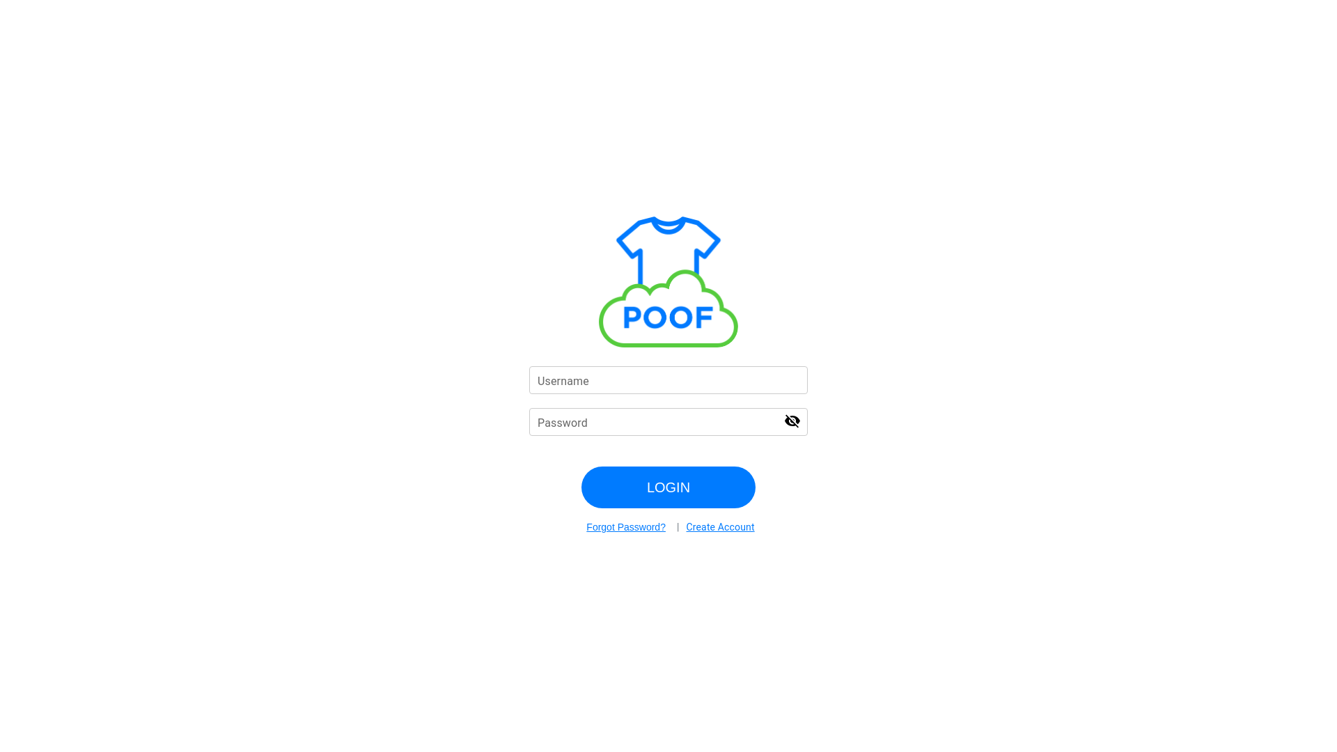website screenshot of https://poofcreator.com/