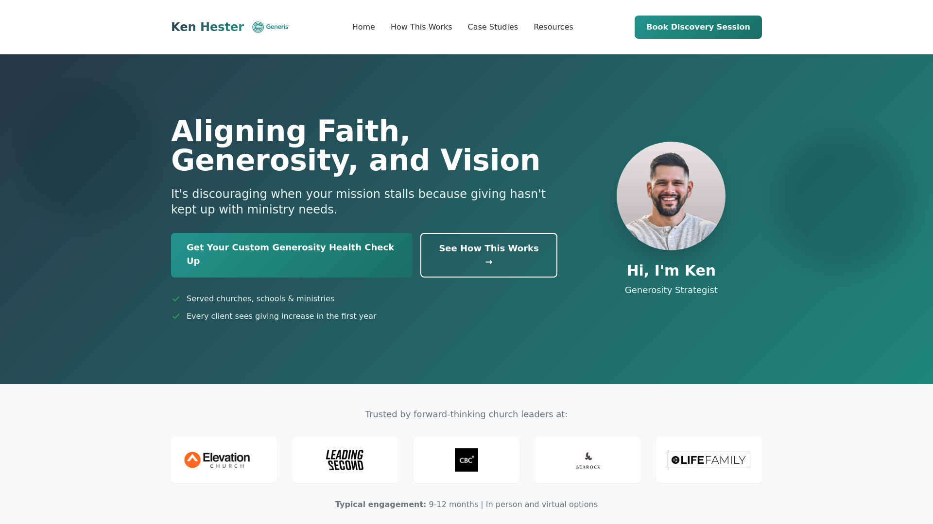website screenshot of https://generisken.com/