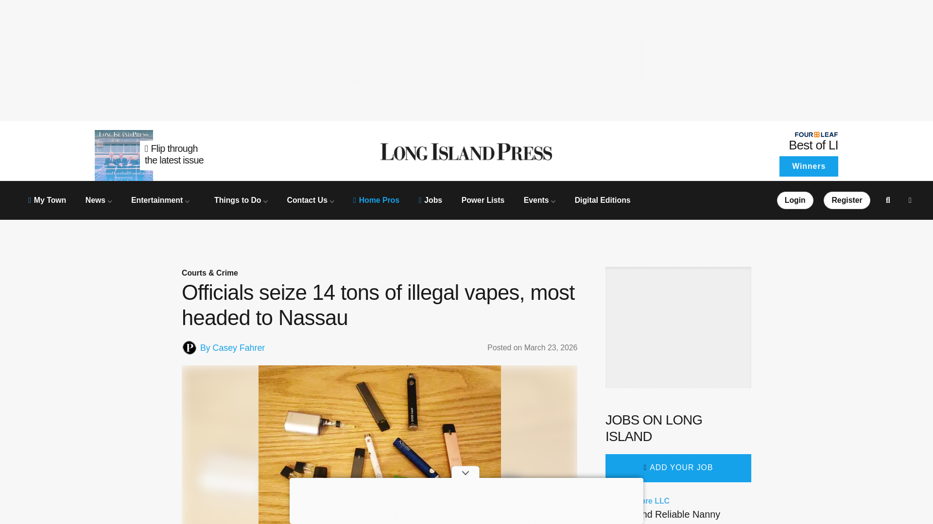 website screenshot of https://www.longislandpress.com/2026/03/23/nassau-vapes-seize/