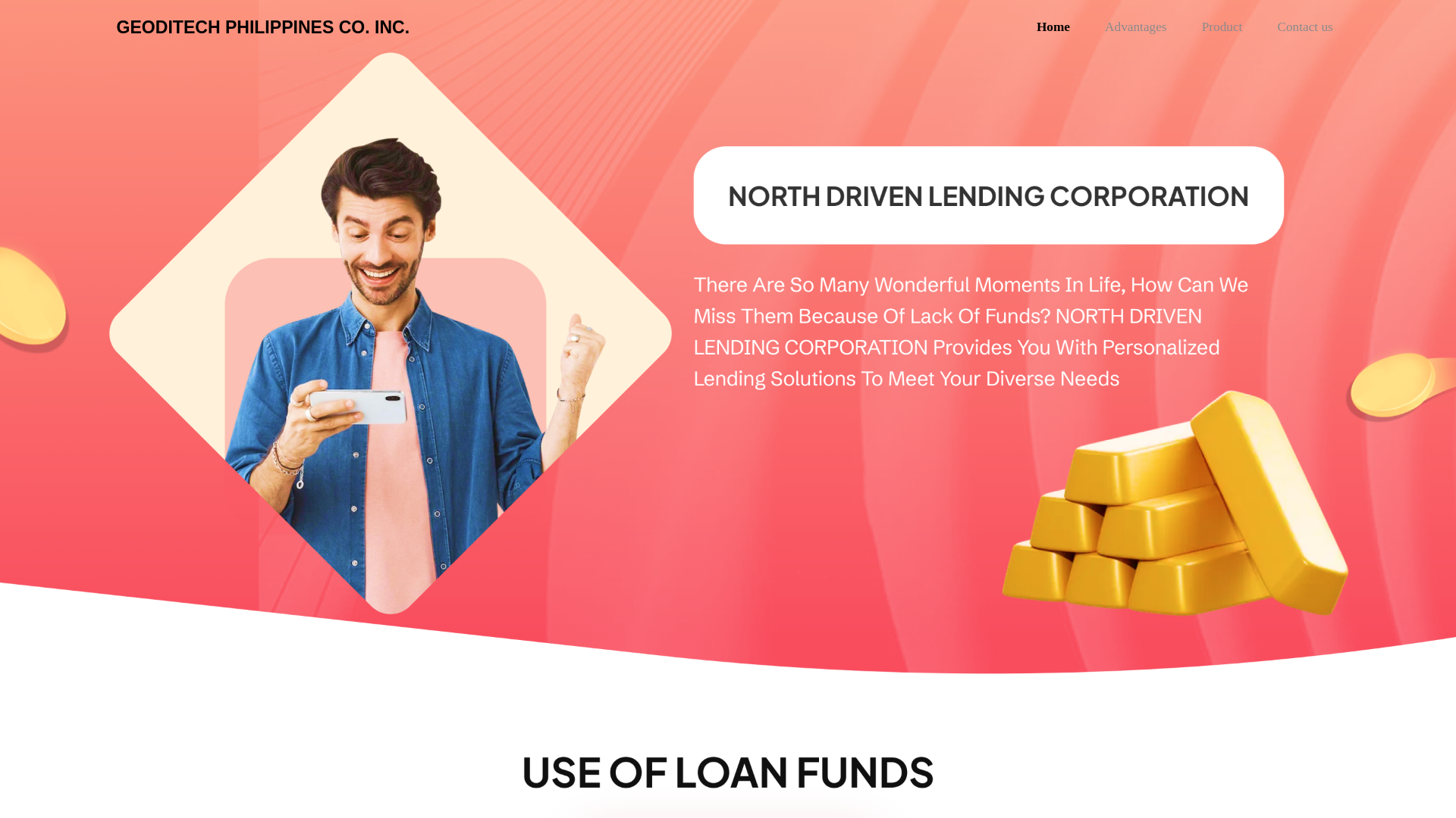 website screenshot of https://geoditech-philippines.com/