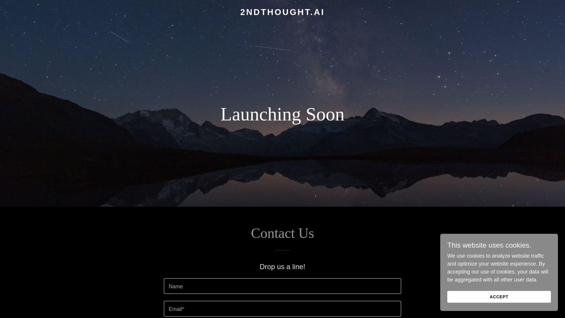 website screenshot of https://2ndthought.ai/